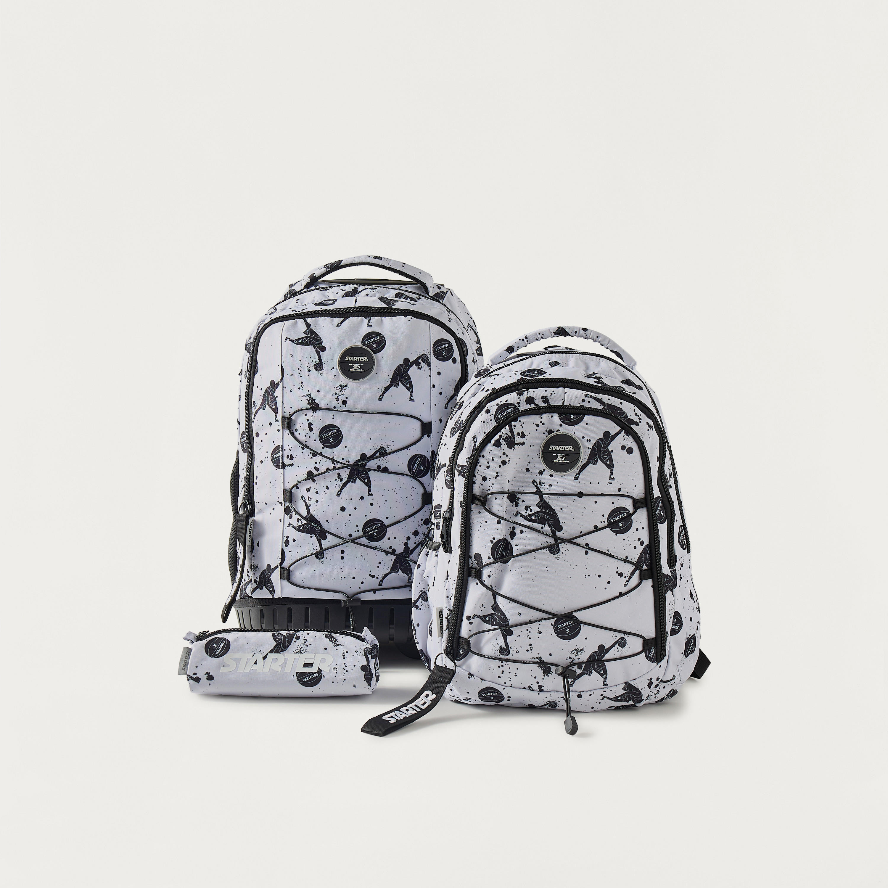 مقلمة بسحاب إغلاق وطبعات كرة سلة من ستارتر-school-stationery-pencilcases-image-7
