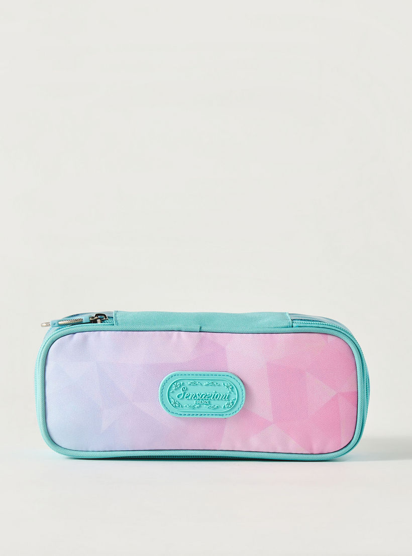 Sensazioni Ombre Pencil Case with Zip Closure-school-stationery-pencilcases-image-1