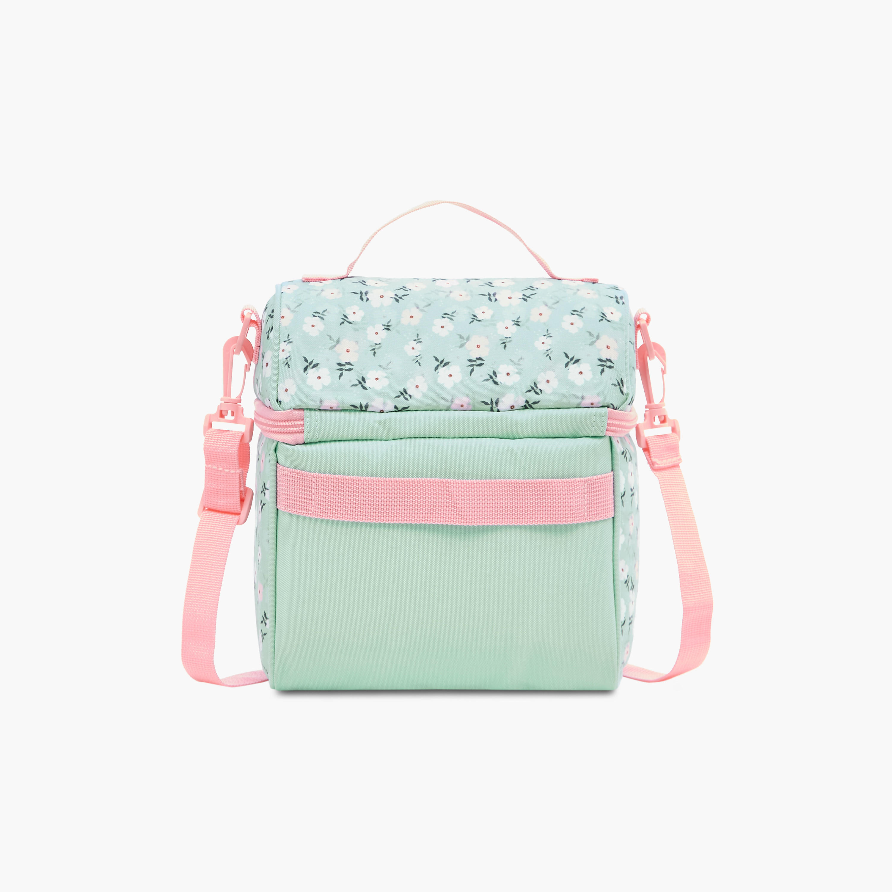 Sensazioni Floral Print Lunch Bag with Zip Closure-school-lunchessentials-lunchbags-image-3