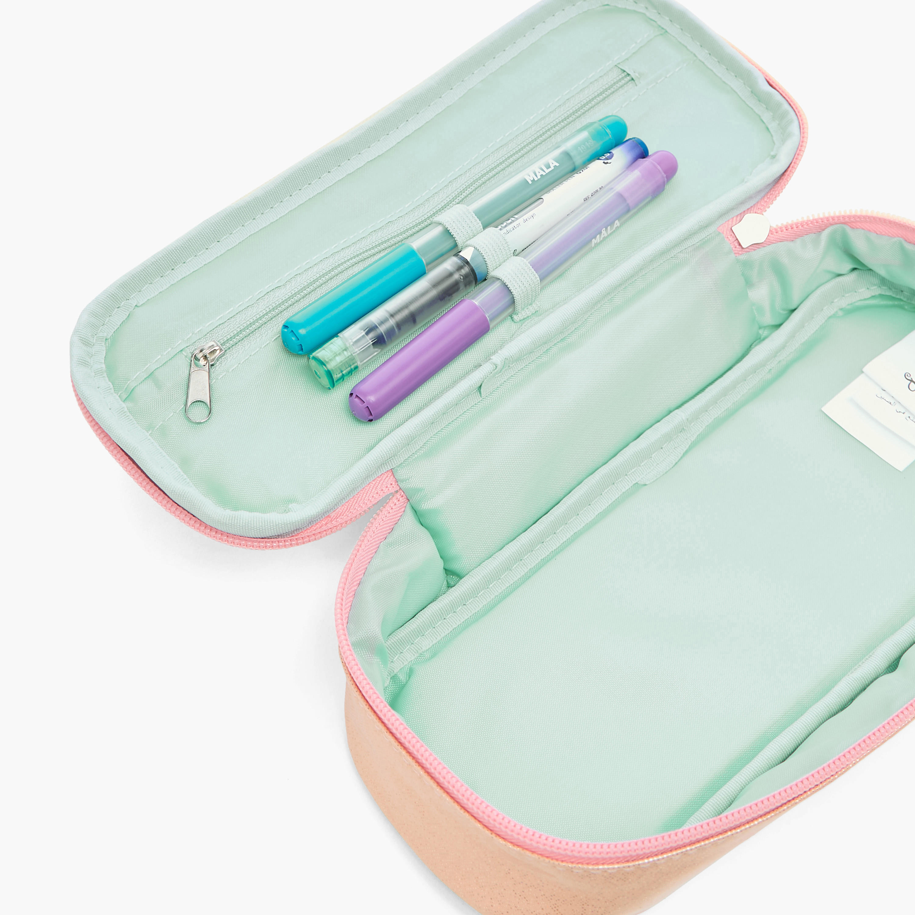 مقلمة بسحاب إغلاق وطبعات أزهار من سينساتزيوني-school-stationery-pencilcases-image-5