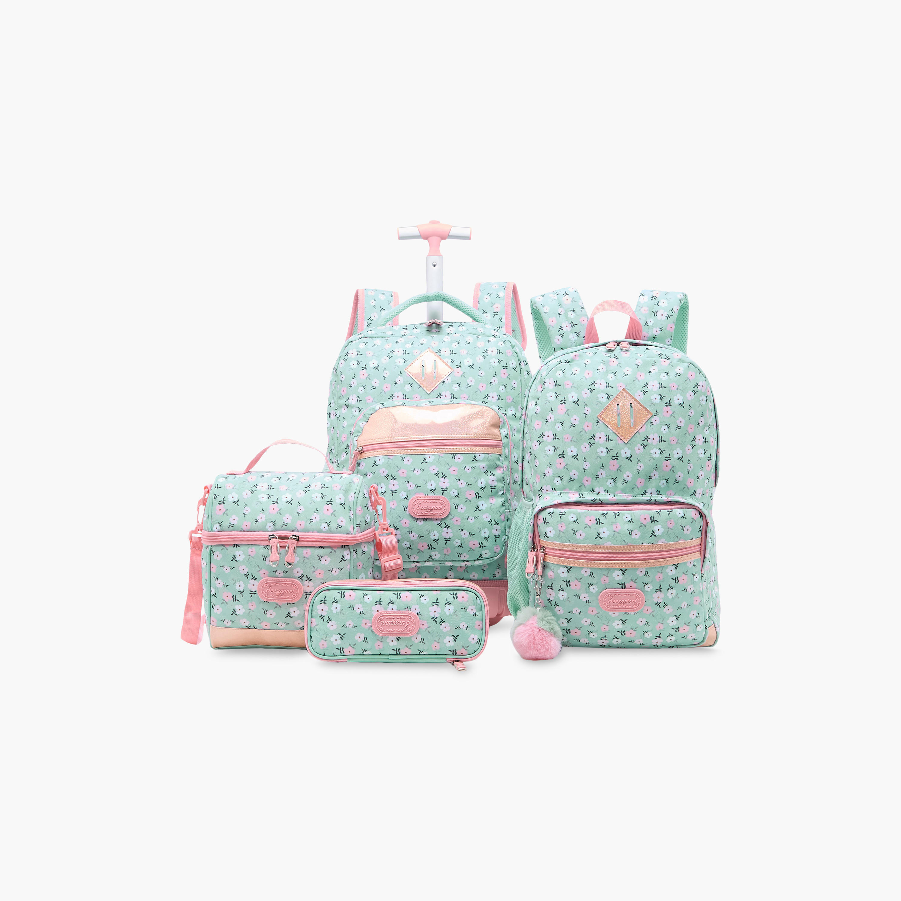 مقلمة بسحاب إغلاق وطبعات أزهار من سينساتزيوني-school-stationery-pencilcases-image-8