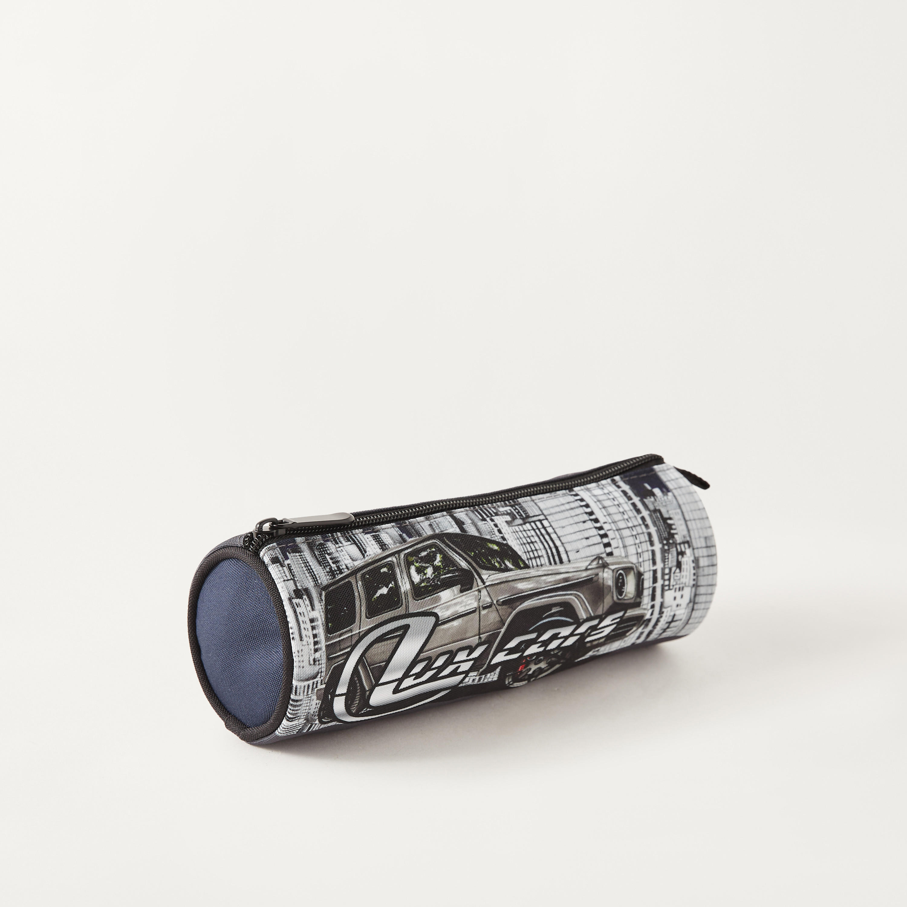 UNIQUE-1 Car Print Pencil Pouch with Zip Closure-school-stationery-pencilcases-image-2