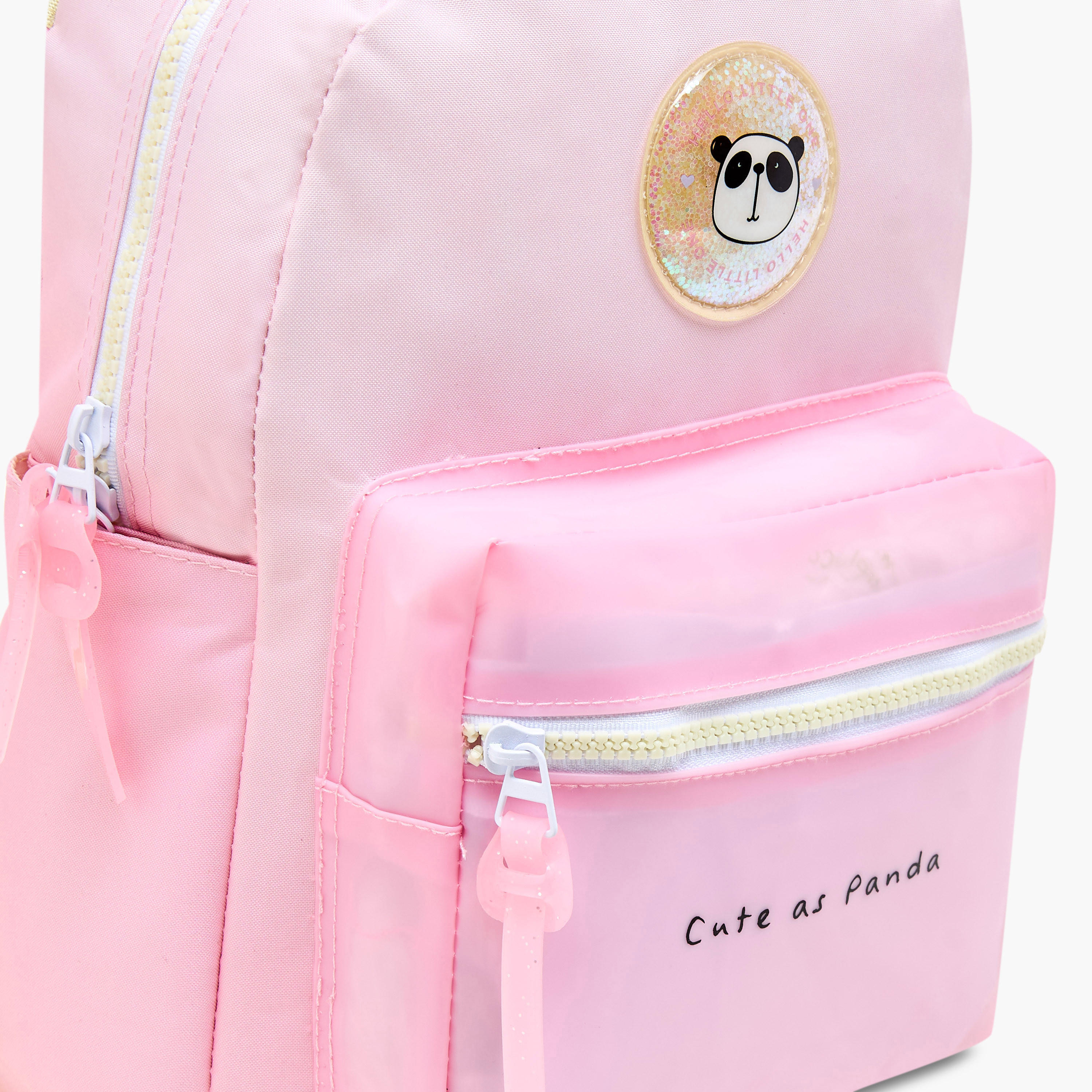 Mayfair Panda Applique 13-inch Backpack with Adjustable Straps - 33x23.5x10.5 cms-school-bagsandbackpacks-backpacks-image-6
