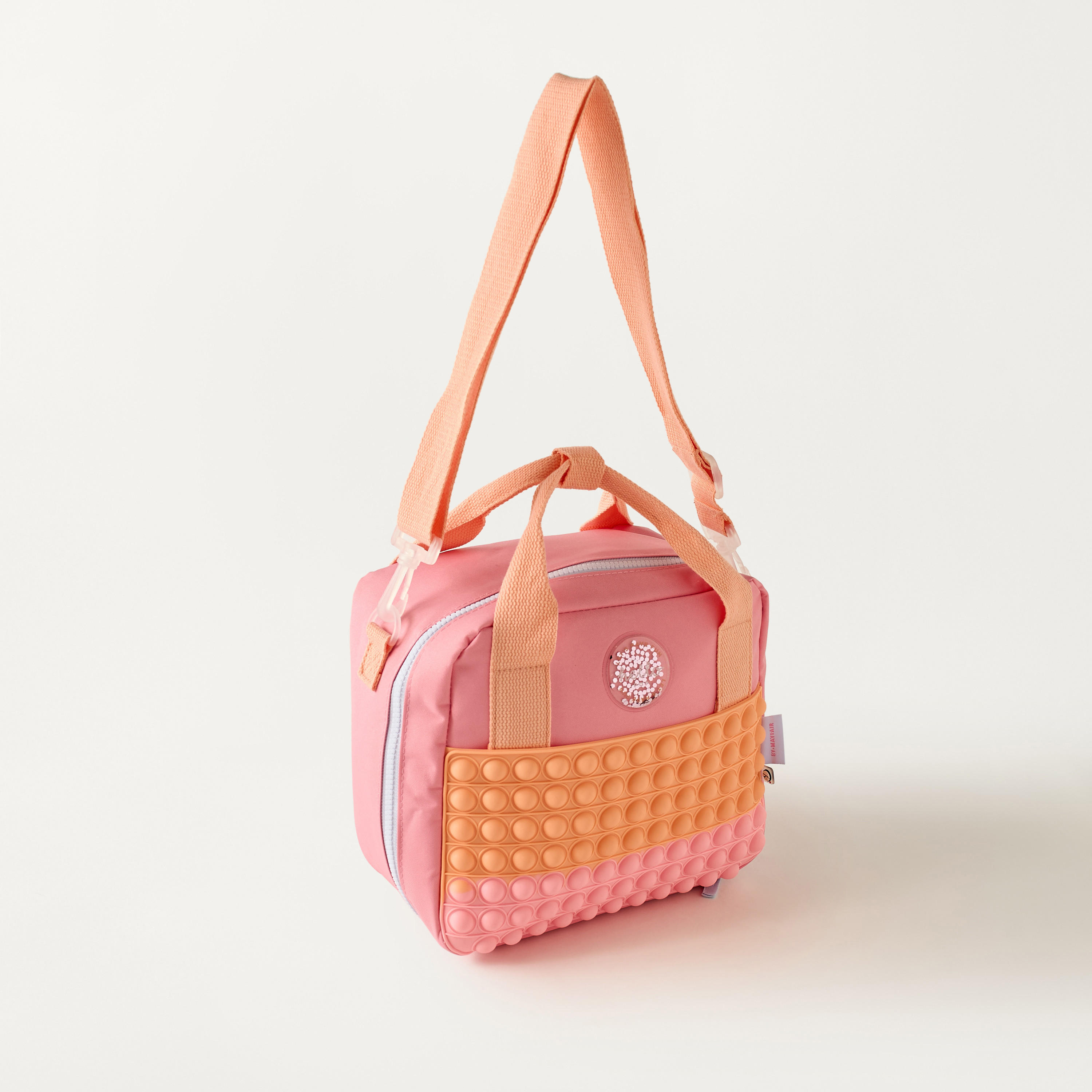 Mayfair Pop It Textured Lunch Bag with Adjustable Strap and Top Handle-school-lunchessentials-lunchbags-image-2