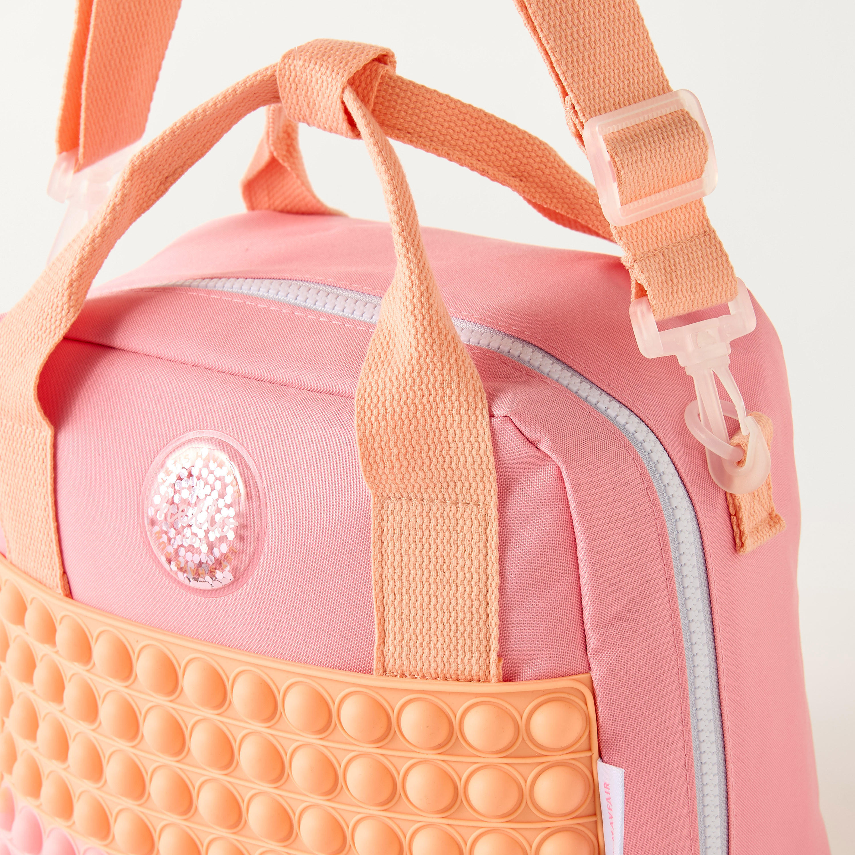 Mayfair Pop It Textured Lunch Bag with Adjustable Strap and Top Handle-school-lunchessentials-lunchbags-image-3