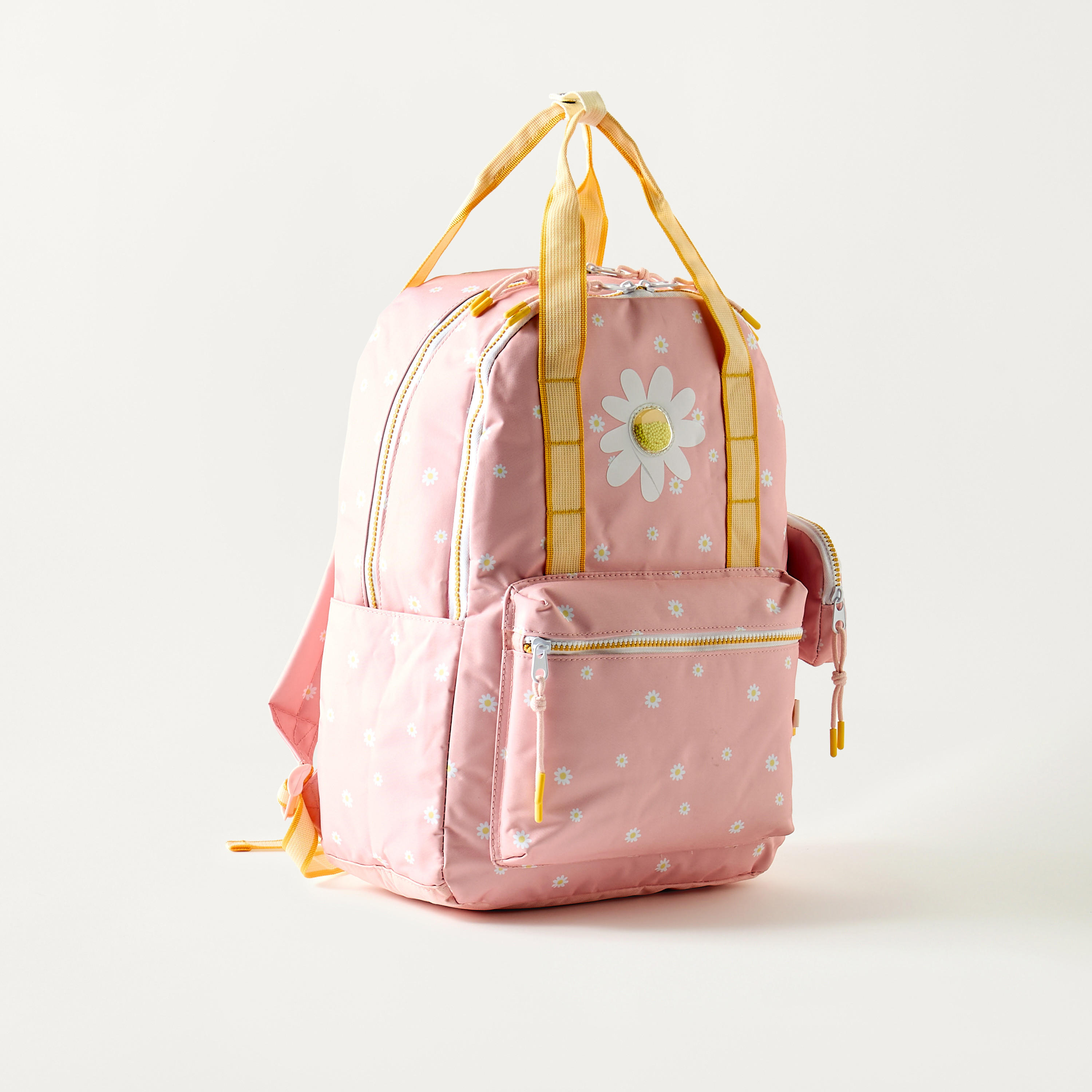 Mayfair All-Over Floral Print Backpack with Double Handle and Coin Pouch - 42.5x31x14 cm-school-bagsandbackpacks-backpacks-image-3