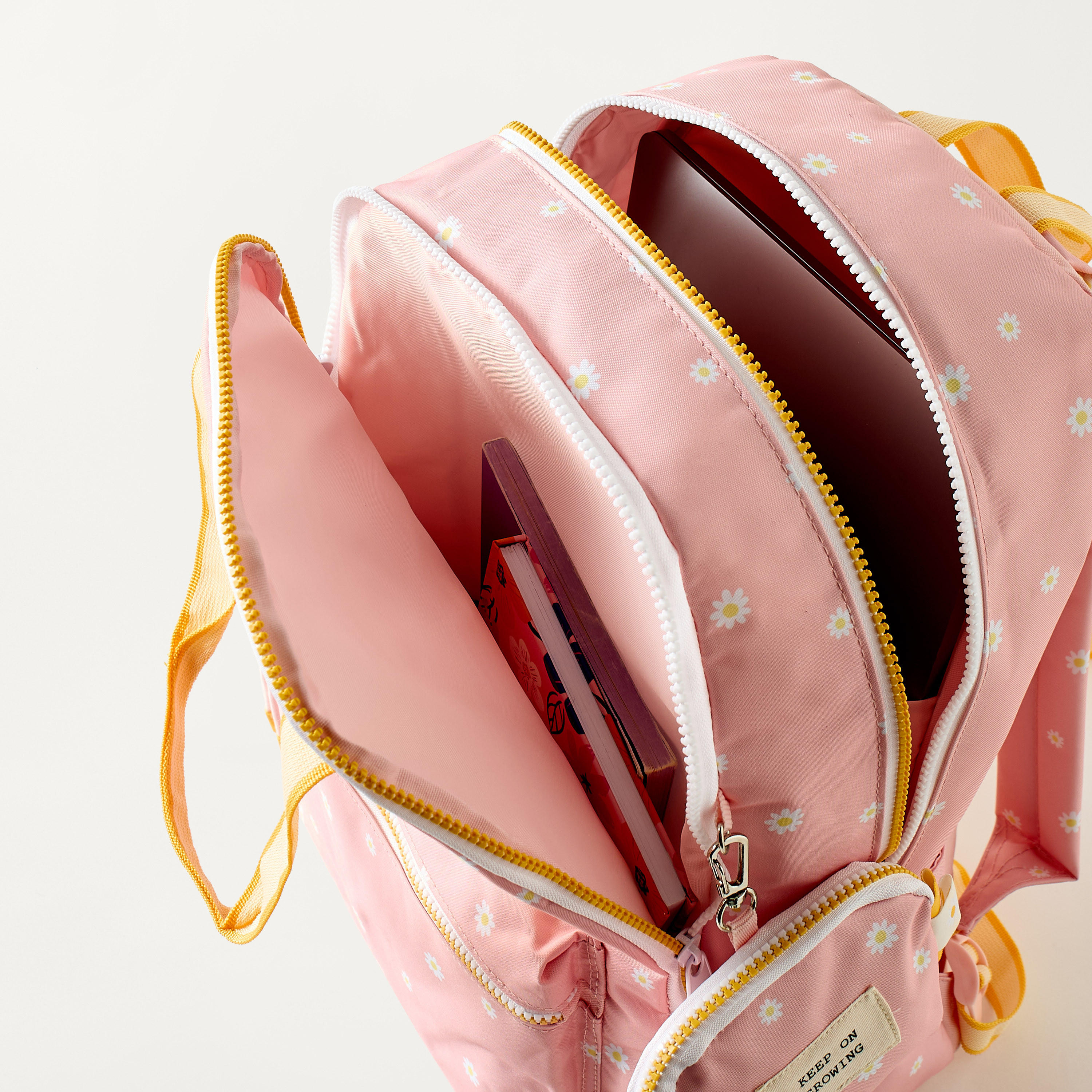 Mayfair All-Over Floral Print Backpack with Double Handle and Coin Pouch - 42.5x31x14 cm-school-bagsandbackpacks-backpacks-image-7