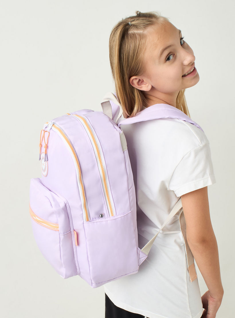 Mayfair 16-inch Solid Backpack with Adjustable Straps - 41.5x30x14 cms-school-bagsandbackpacks-backpacks-image-2