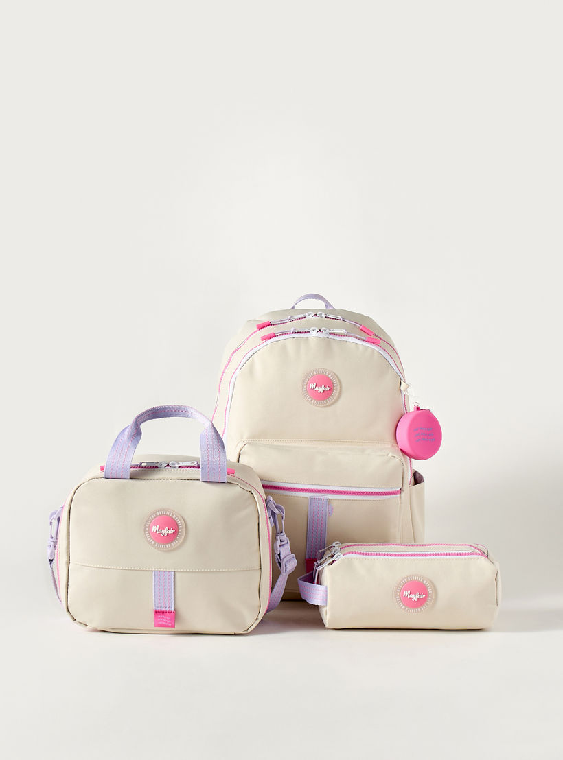شنطة غداء سادة بحزام قابل للتعديل وسحاب إغلاق من ماي فير-school-lunchessentials-lunchbags-image-5