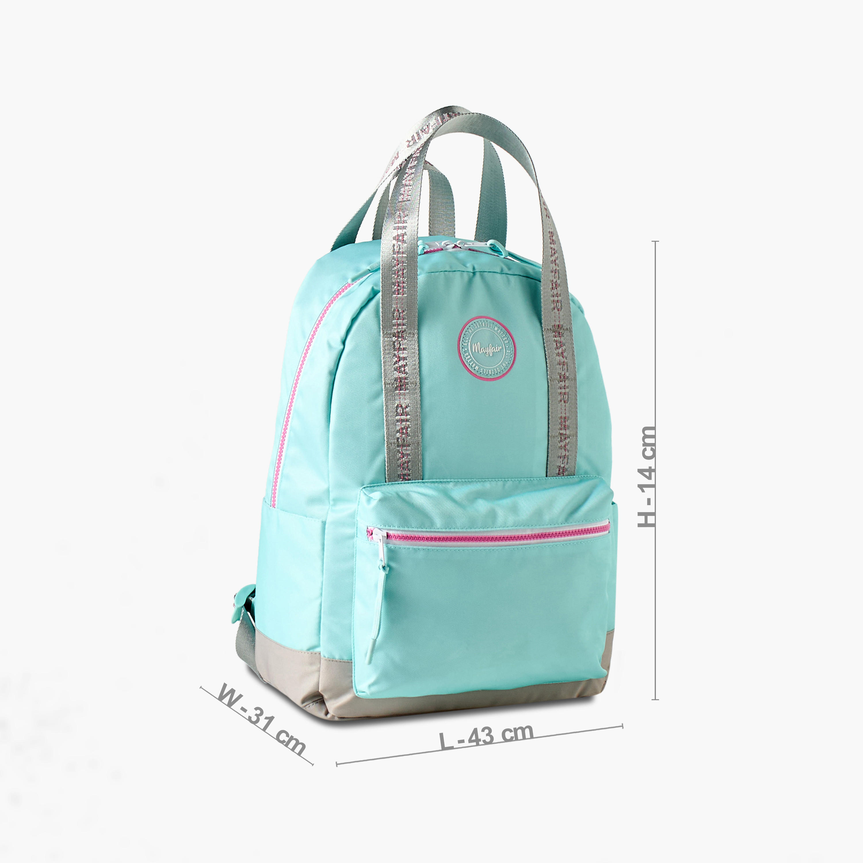 Mayfair Solid 17-inch Backpack with Adjustable Straps - 43x31x14 cms-school-bagsandbackpacks-backpacks-image-2