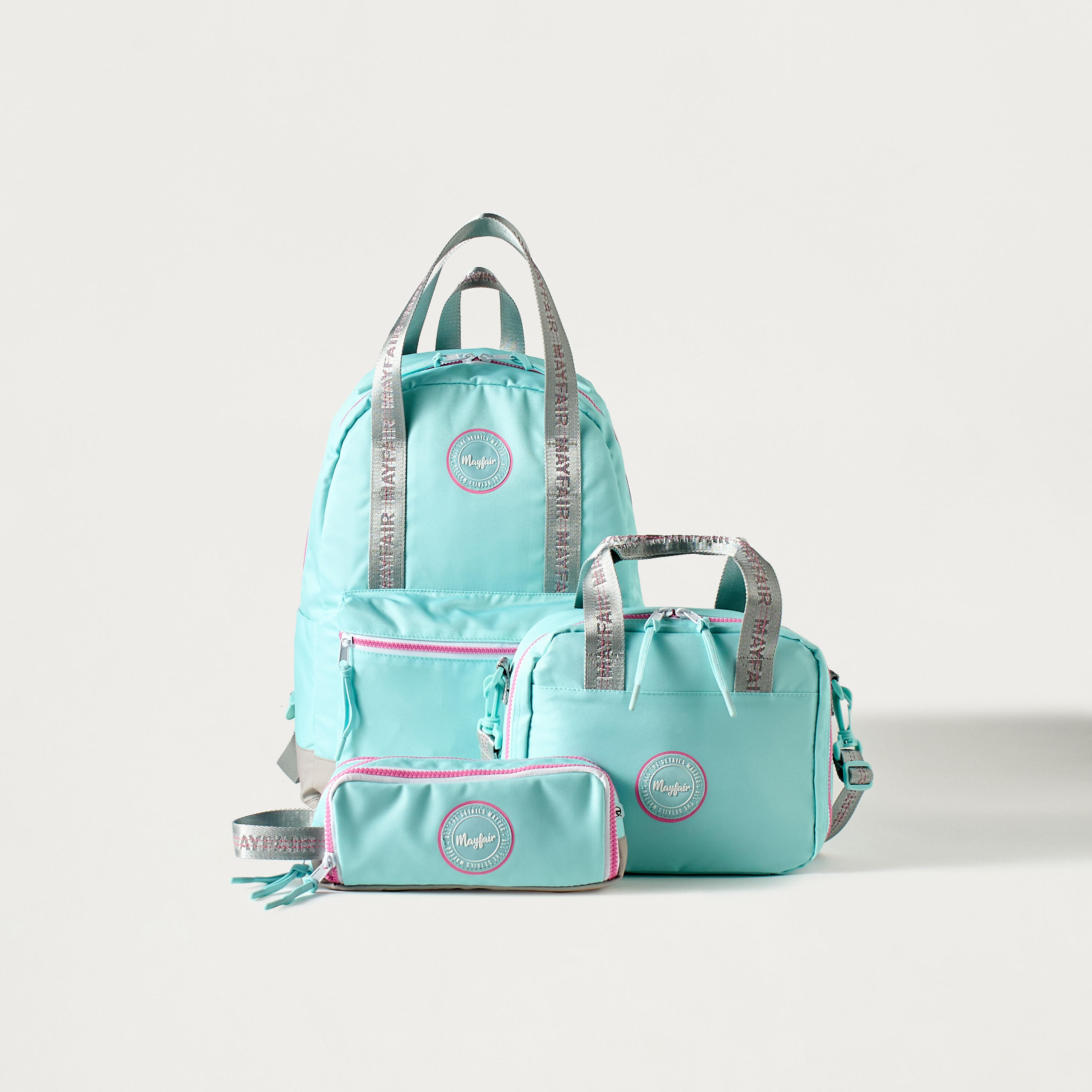 شنطة غداء سادة بحزام قابل للتعديل وسحاب إغلاق من ماي فير-school-lunchessentials-lunchbags-image-5