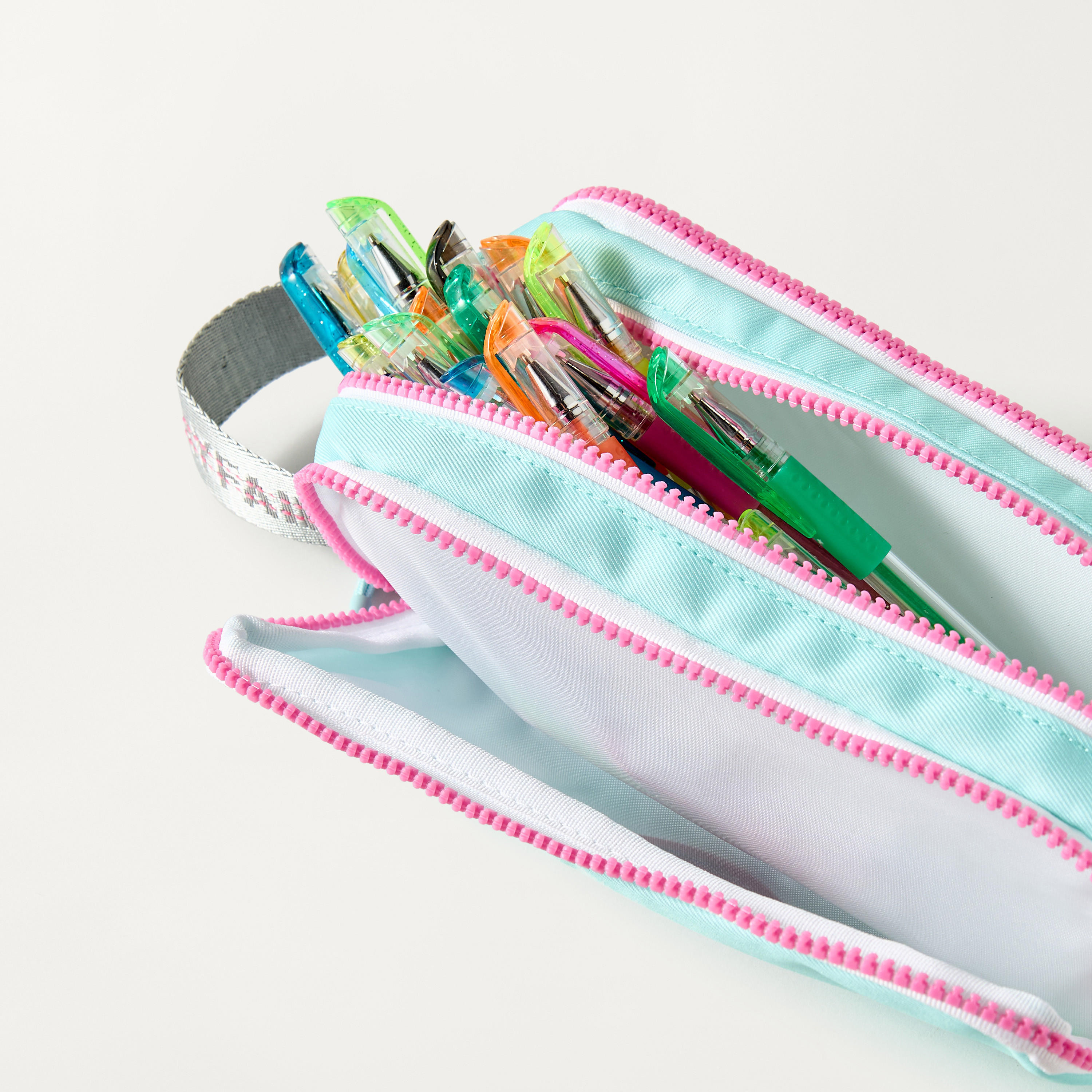 Mayfair Logo Embossed Pencil Pouch with Zip Closure-school-stationery-pencilcases-image-4