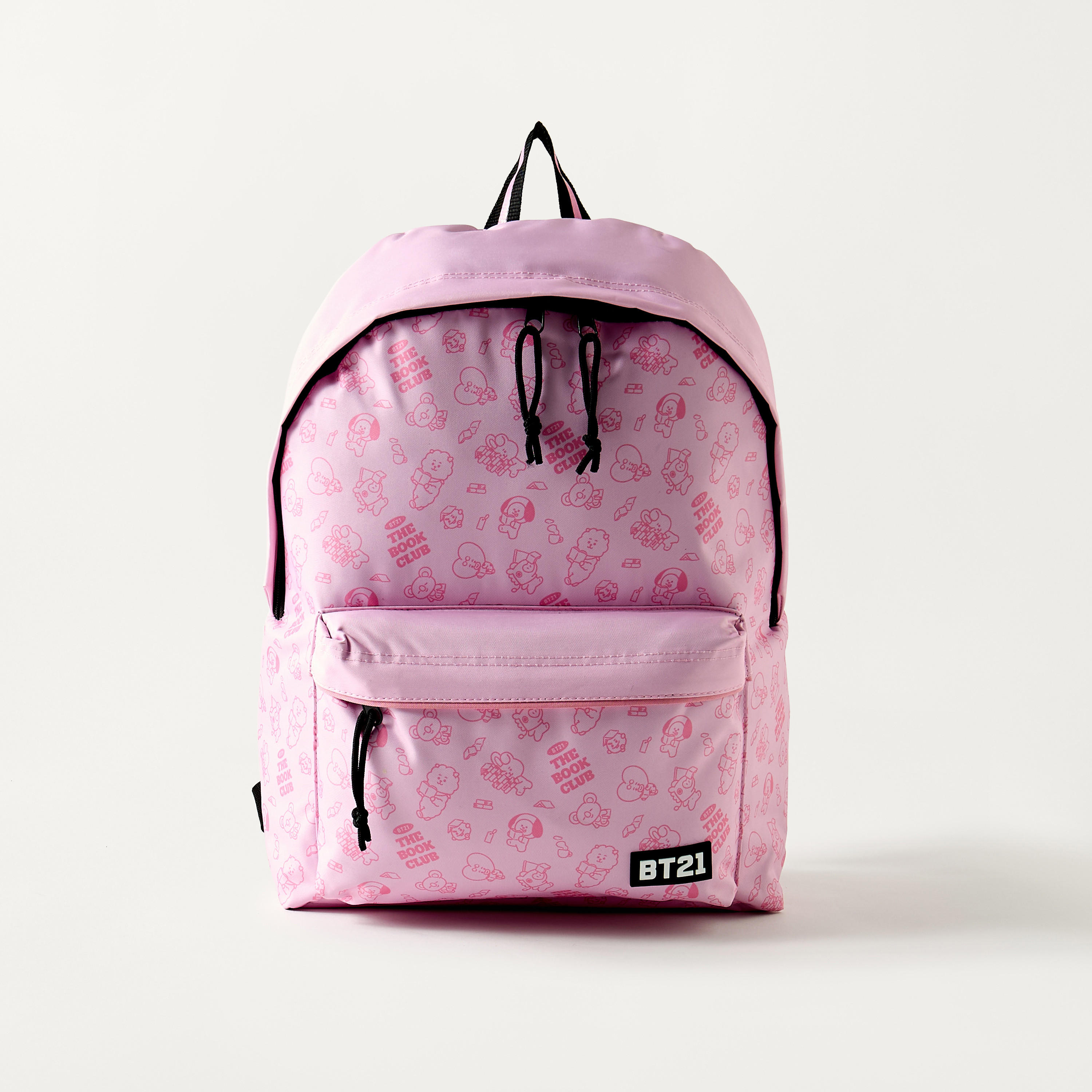 BT21 Printed 17-Inch Backpack with Adjustable Straps - 42.5x32x14 cms-school-bagsandbackpacks-backpacks-image-1