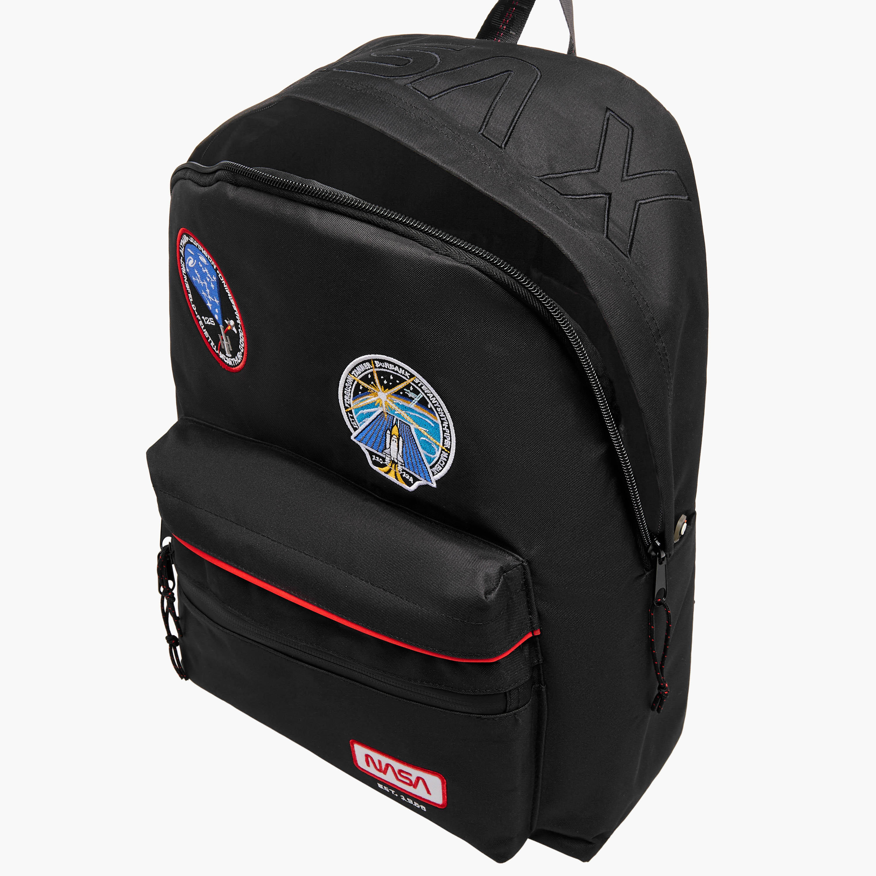 Nasa Patchwork Detail 17-Inch Backpack with Adjustable Straps - 43x32x14 cms-school-bagsandbackpacks-backpacks-image-6