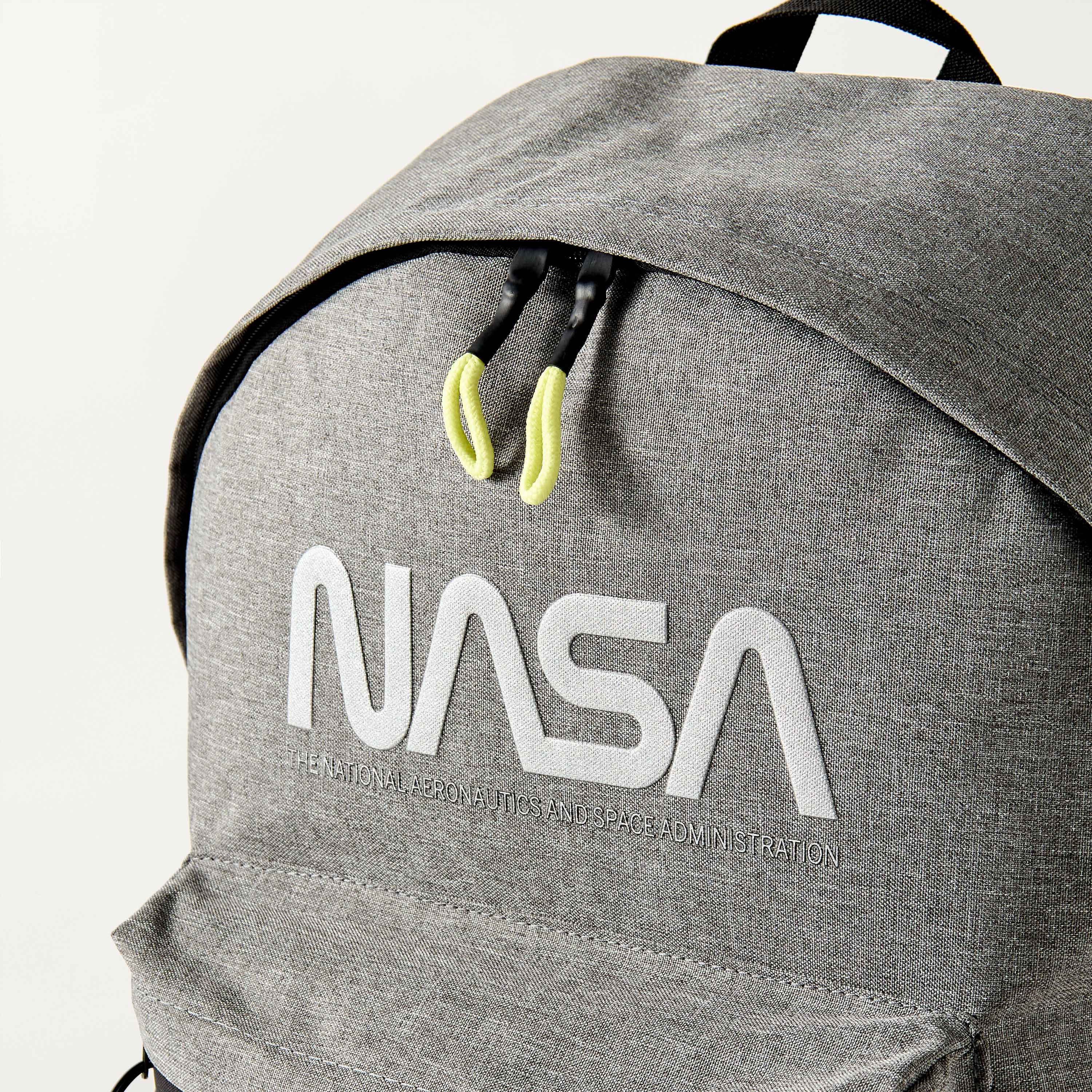 Nasa Textured 17-inch Backpack with Adjustable Shoulder Straps - 43x32x14 cms-school-bagsandbackpacks-backpacks-image-2