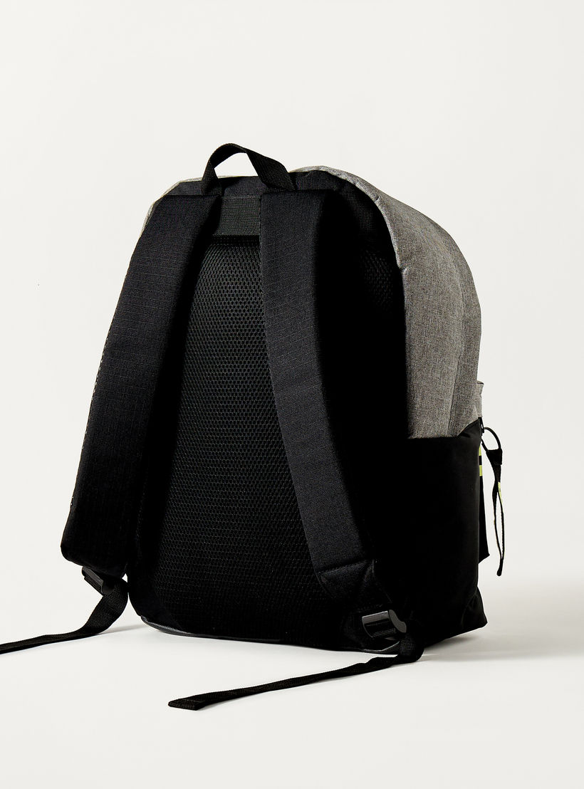 شنطة ظهر 17 بوصة بارزة الملمس بحمّالات قابلة للتعديل من ناسا - 43x32x14 سم-school-bagsandbackpacks-backpacks-image-5