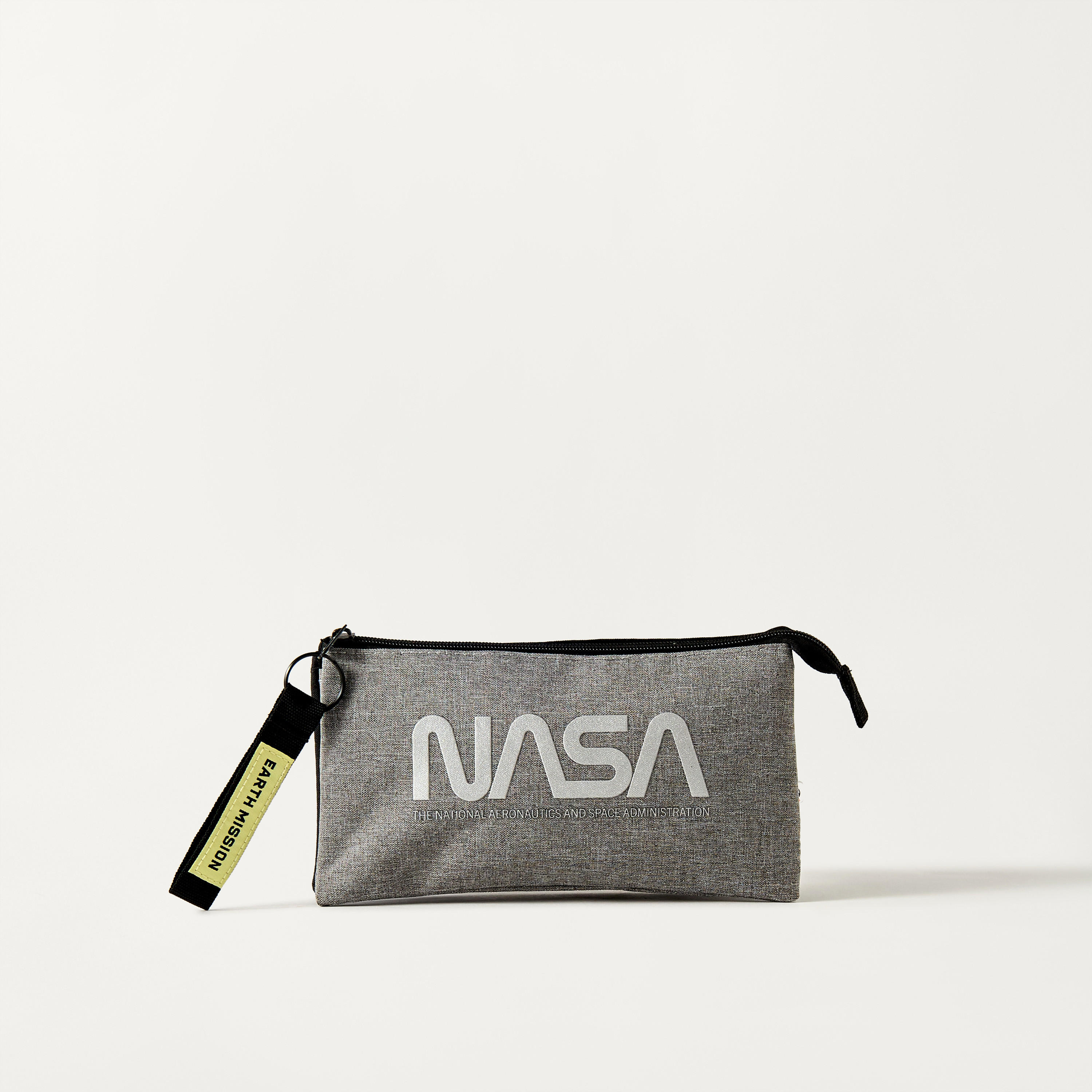 Nasa Textured Pencil Pouch with Zip Closure-school-stationery-pencilcases-image-1