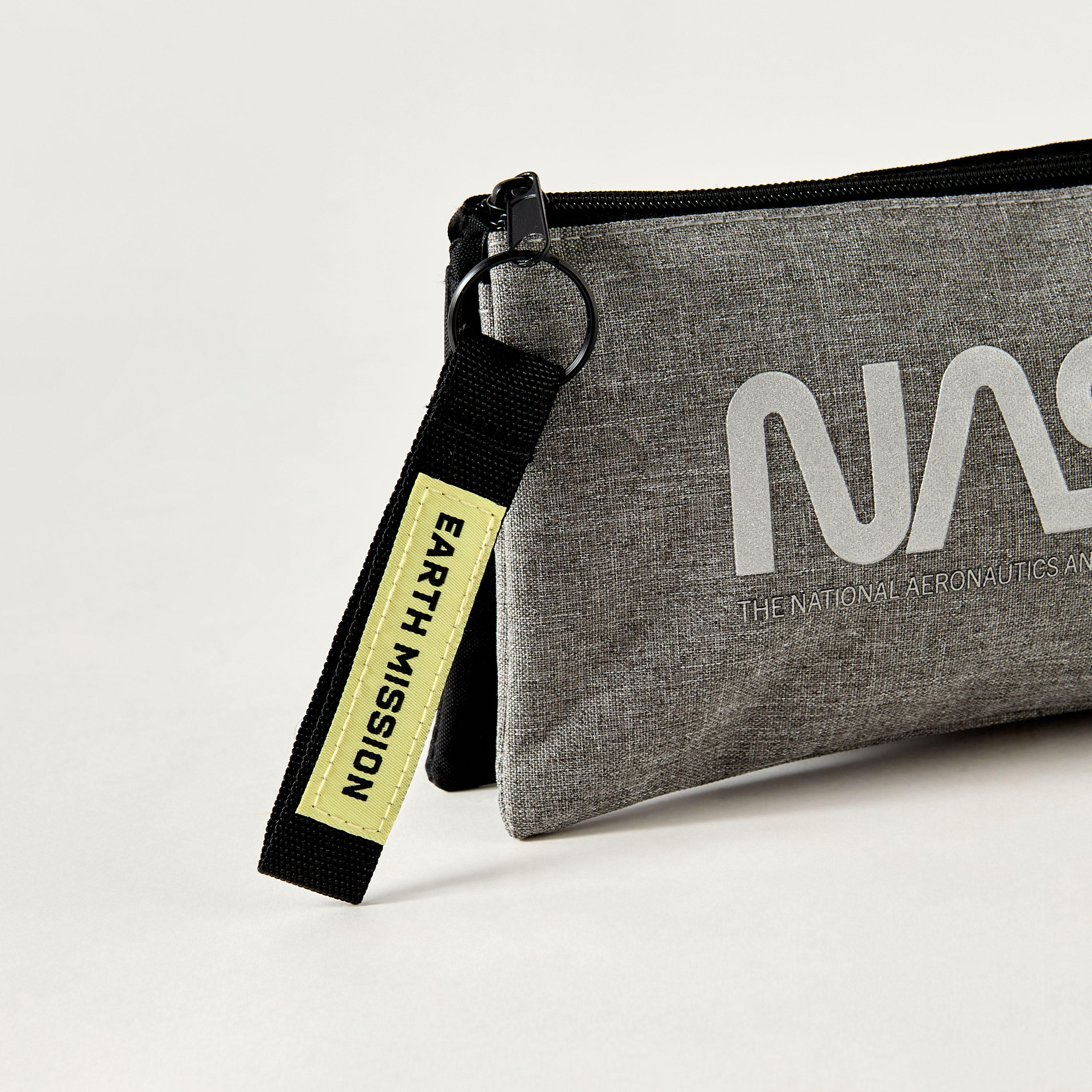 Nasa Textured Pencil Pouch with Zip Closure-school-stationery-pencilcases-image-2