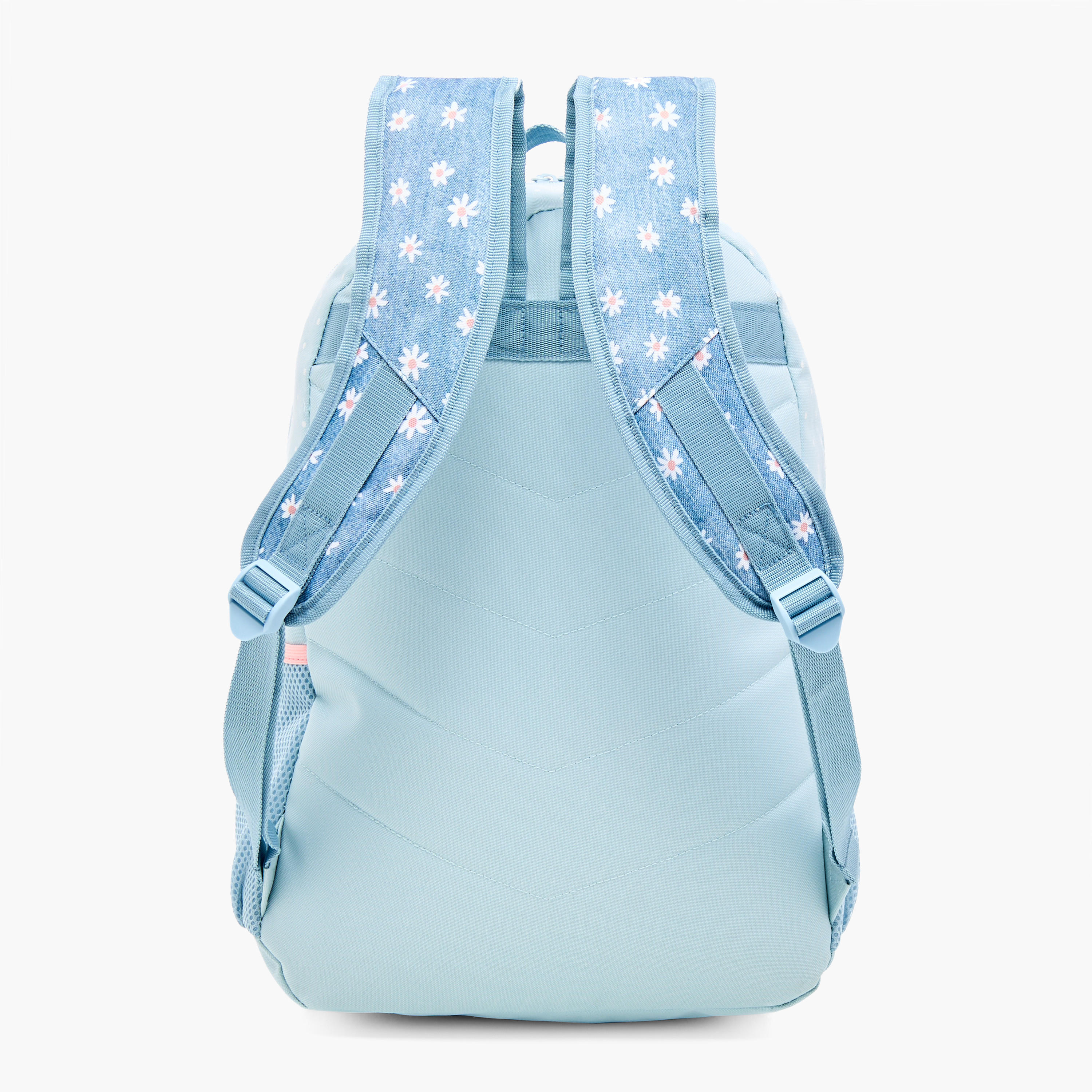 Roll Road Floral Print Backpack with Adjustable Straps - 33x46x17 cm-school-bagsandbackpacks-backpacks-image-3