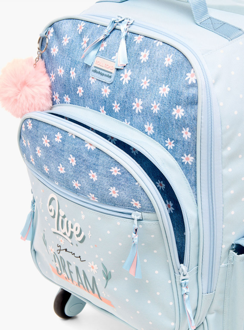 Roll Road Floral Print Backpack-school-bagsandbackpacks-trolleybags-image-10
