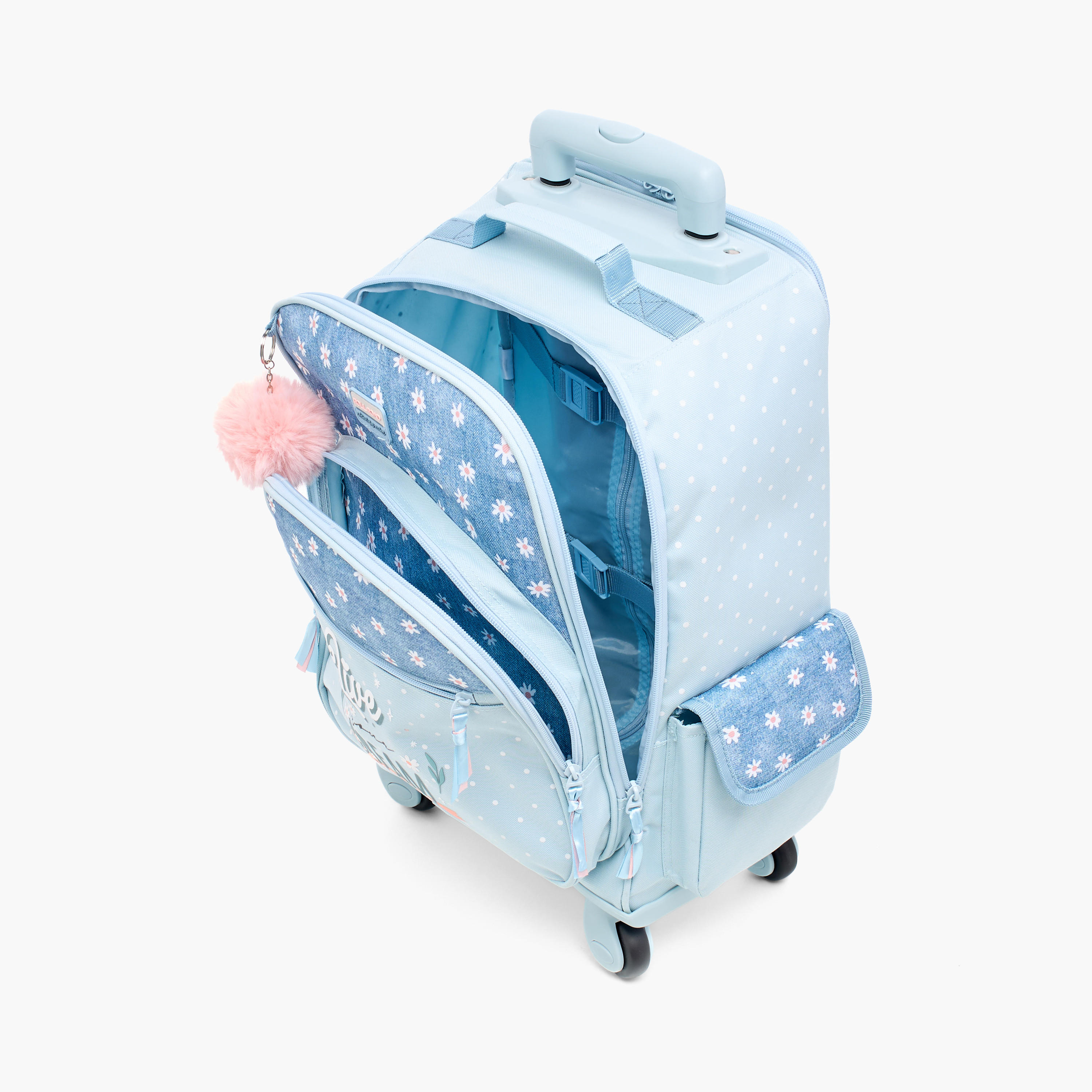 شنطة ظهر بطباعة زهور من رول رود-school-bagsandbackpacks-trolleybags-image-3