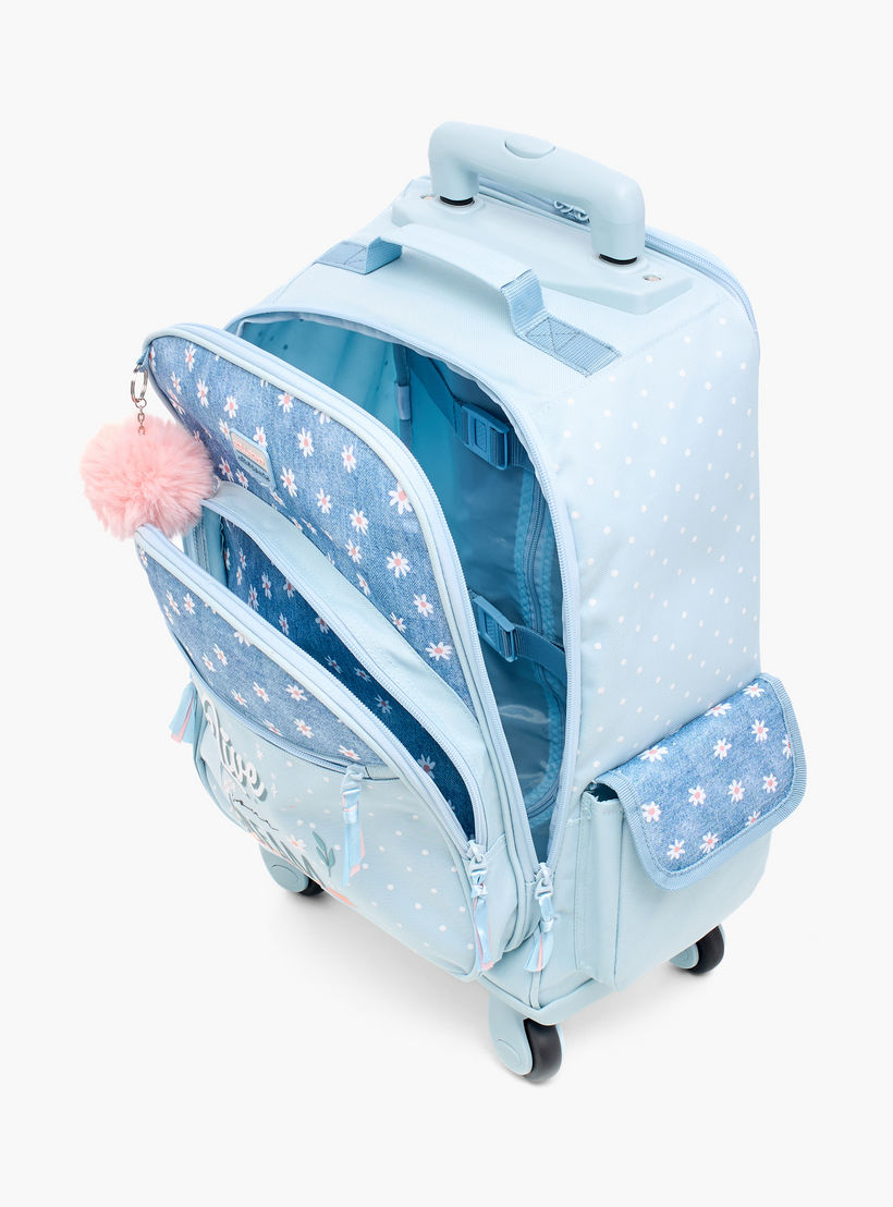 Roll Road Floral Print Backpack-school-bagsandbackpacks-trolleybags-image-3