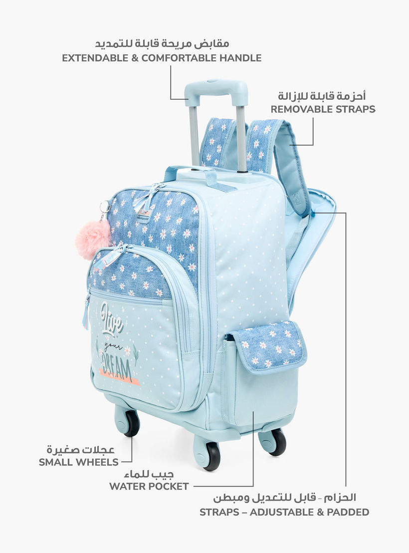 Roll Road Floral Print Backpack-school-bagsandbackpacks-trolleybags-image-6