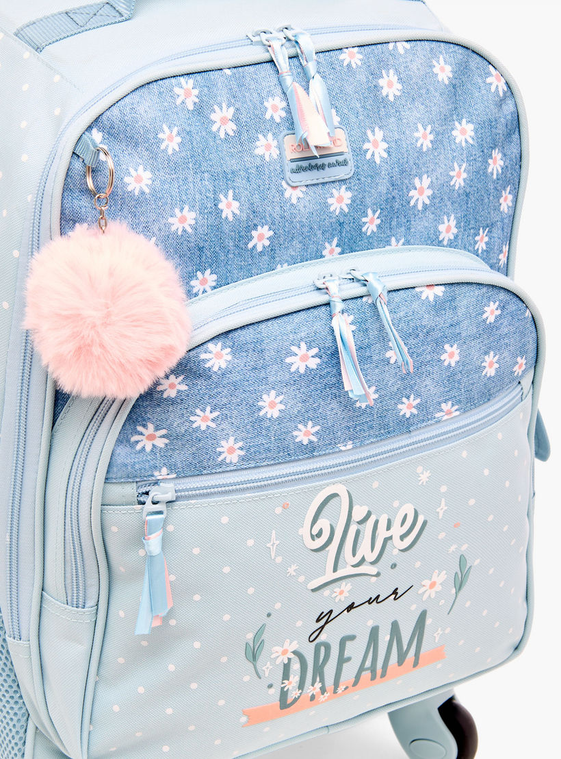 Roll Road Floral Print Backpack-school-bagsandbackpacks-trolleybags-image-8