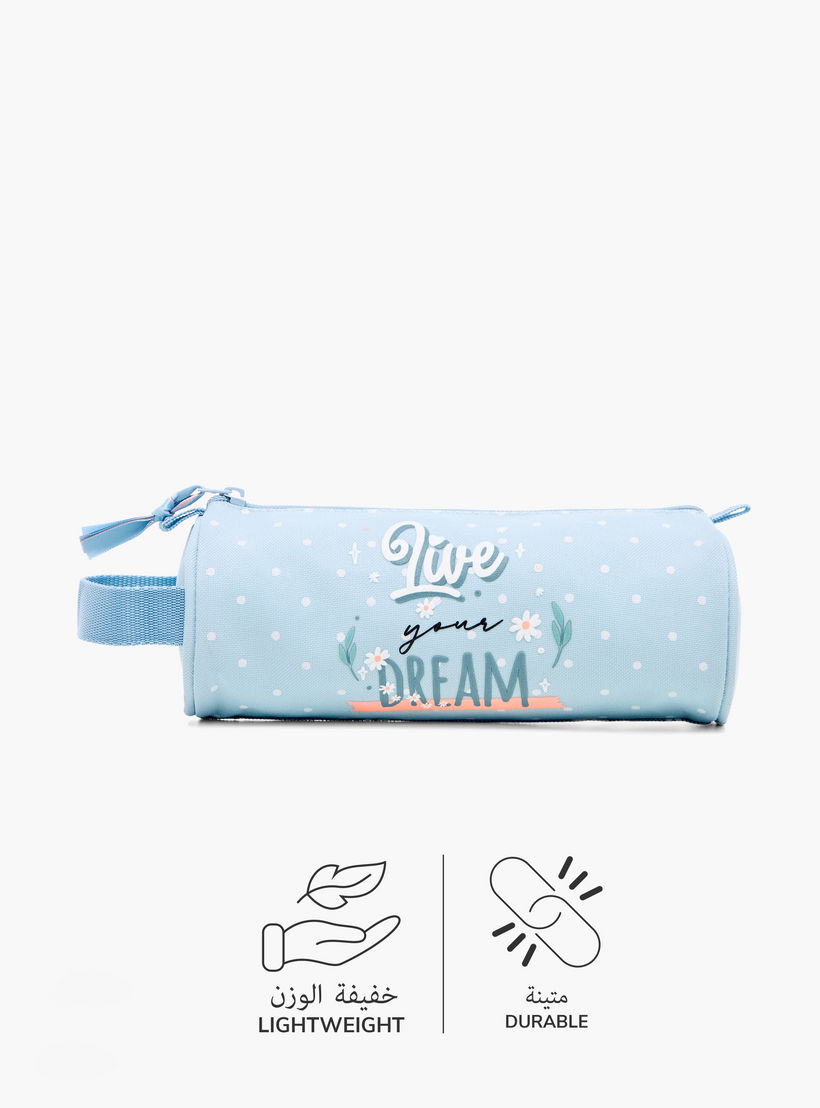 Roll Road Floral Print 4-Piece Backpack Set-school-stationery-pencilcases-image-4