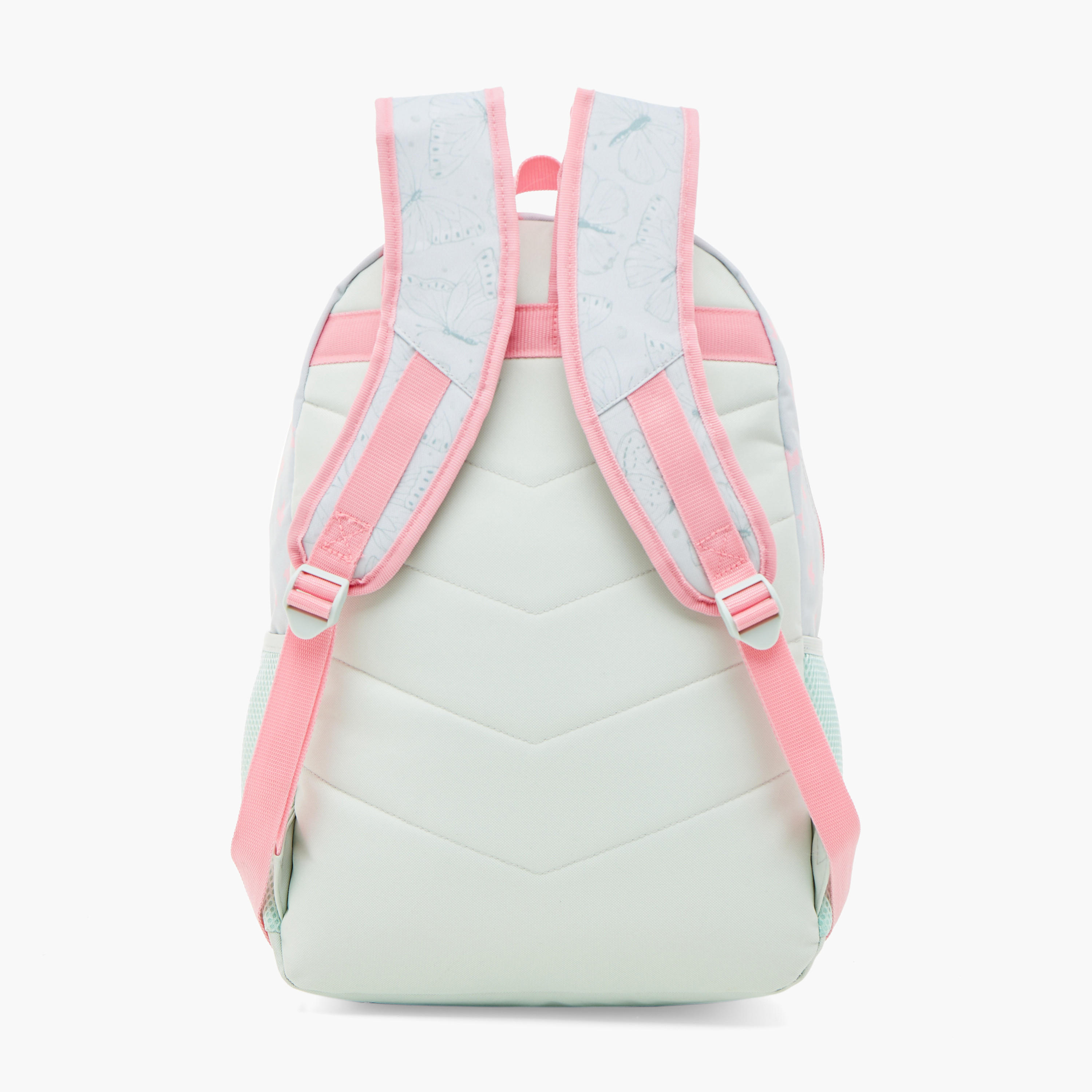 Roll Road Butterfly Print 18 inch Backpack with Adjustable Straps - 33x46x17 cm-school-bagsandbackpacks-backpacks-image-3