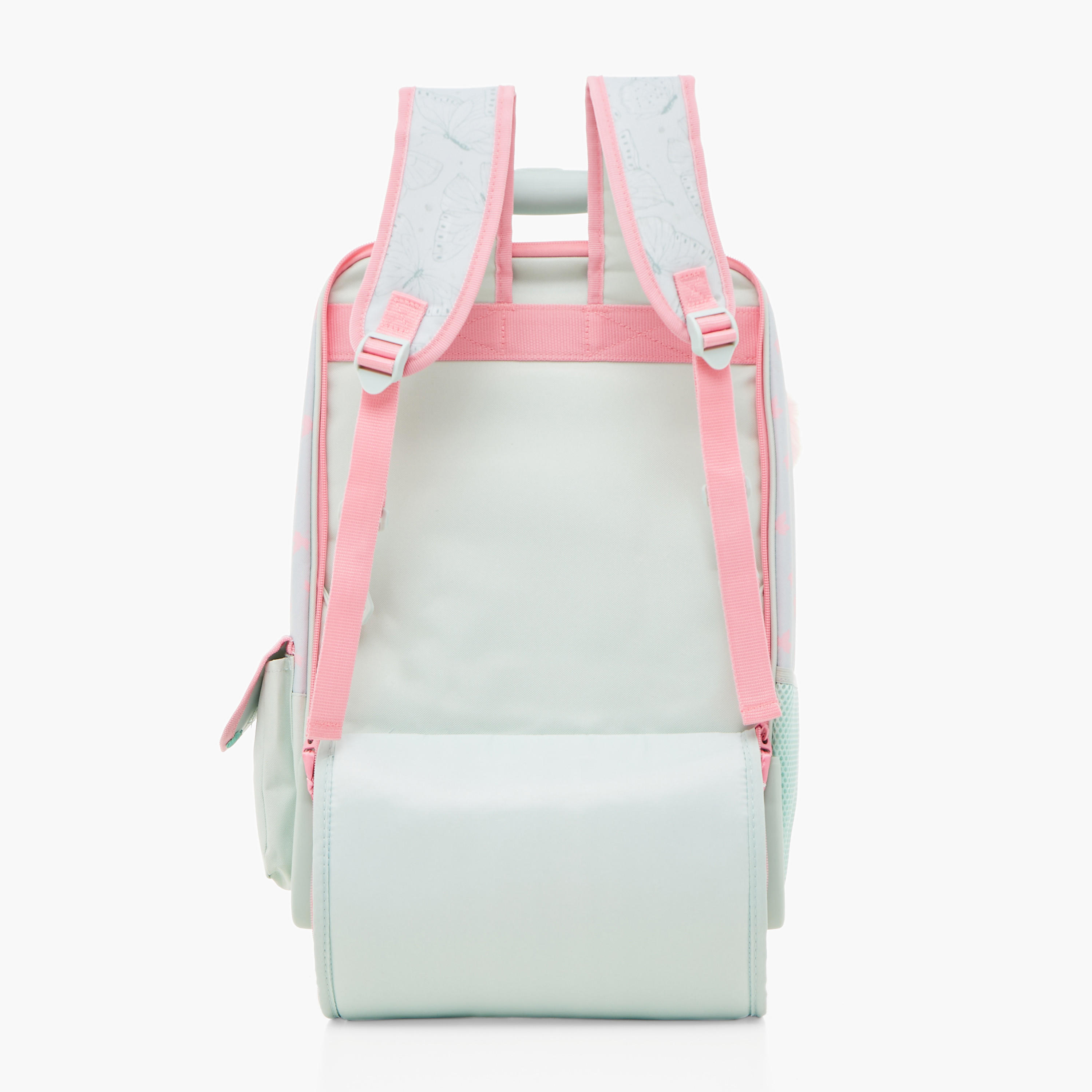 Roll Road Printed 17-inch Trolley Backpack with Retractable Handle and Zip Closure - 33x44x21 cms-school-bagsandbackpacks-trolleybags-image-3