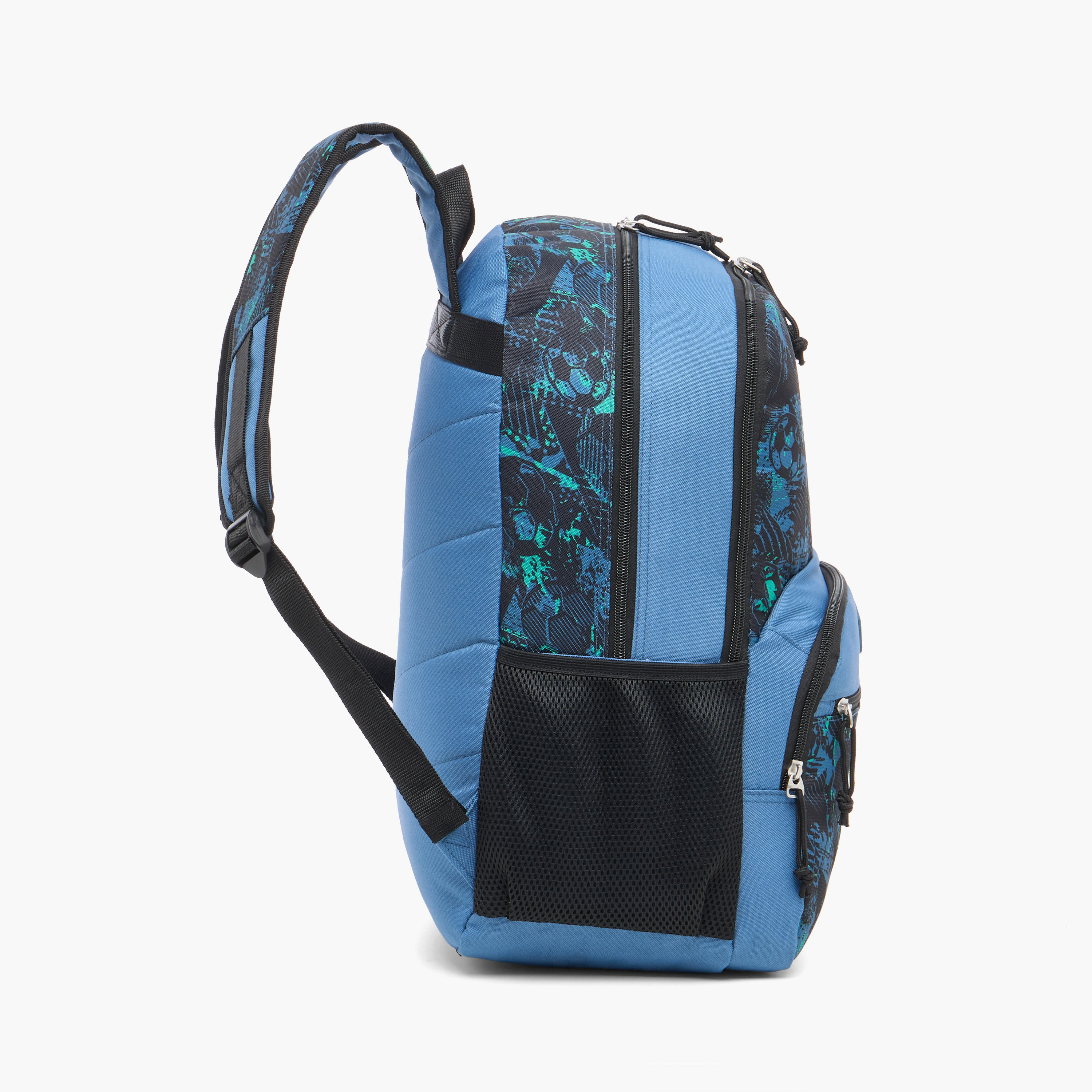 Roll Road All-Over Football Print 18 inch Backpack with Adjustable Shoulder Straps - 33x46x17 cm-school-bagsandbackpacks-backpacks-image-3