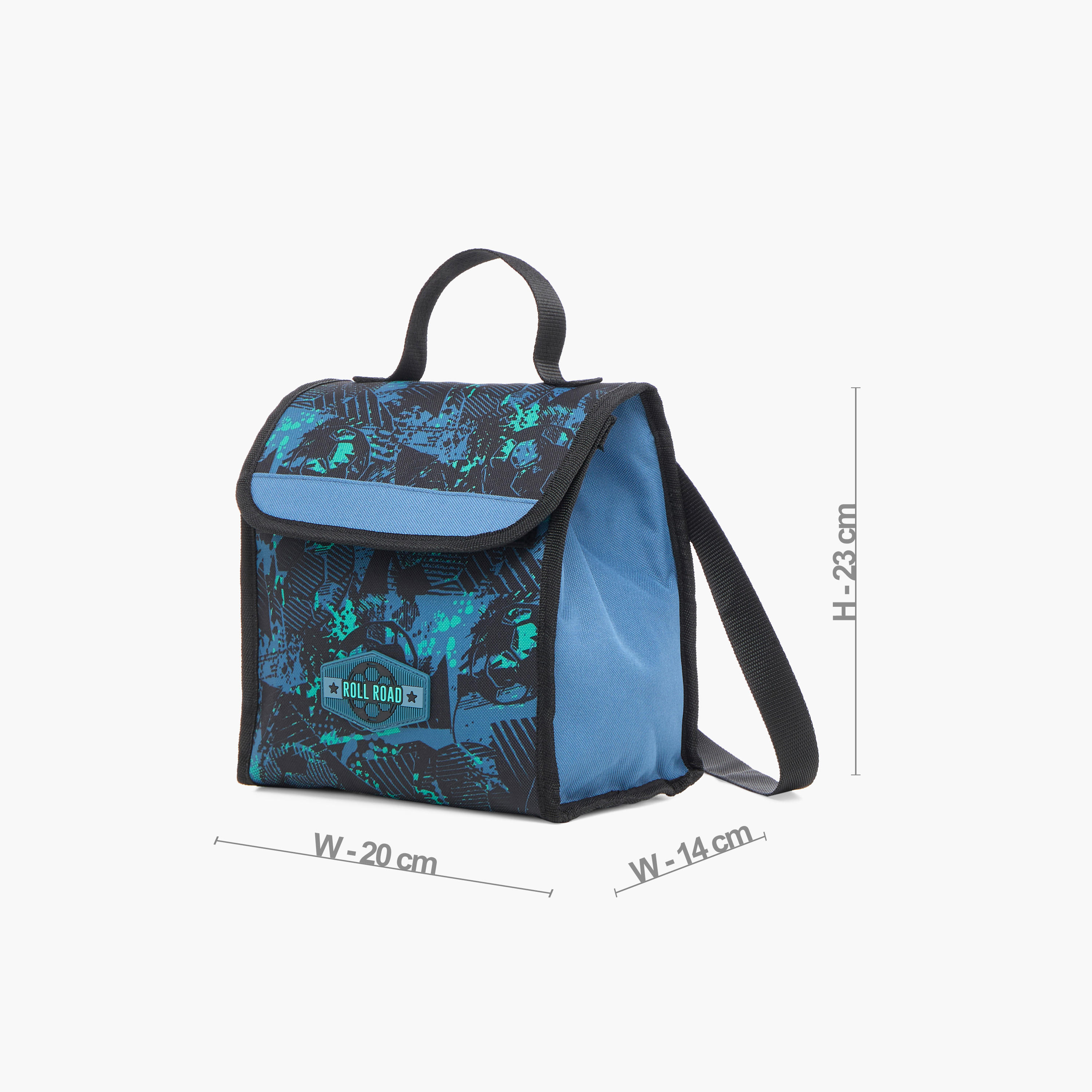 Roll Road All-Over Soccer Print Lunch Bag with Grab Handle-school-lunchessentials-lunchbags-image-2