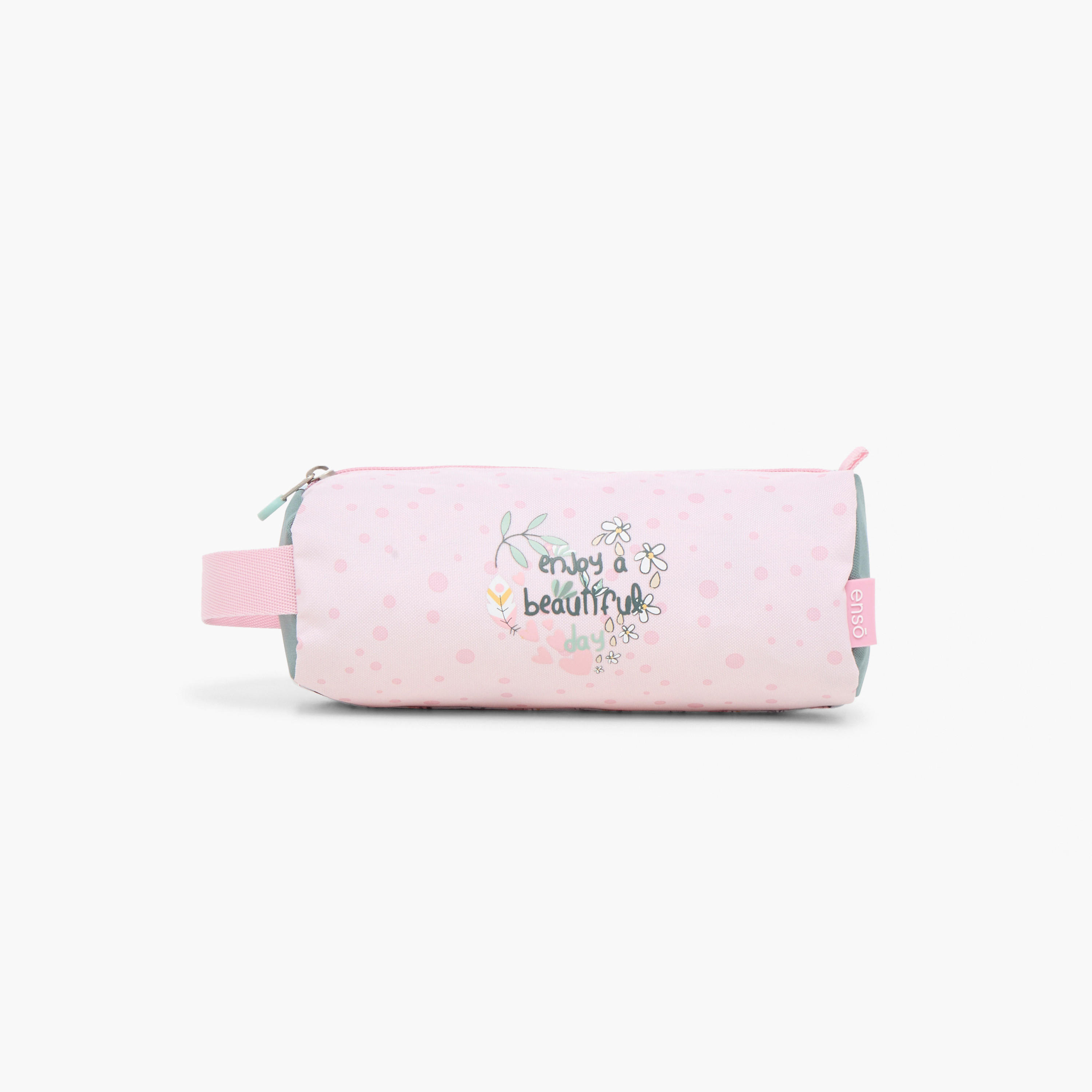 Enso Printed Pencil Pouch with Zip Closure-school-stationery-pencilcases-image-1