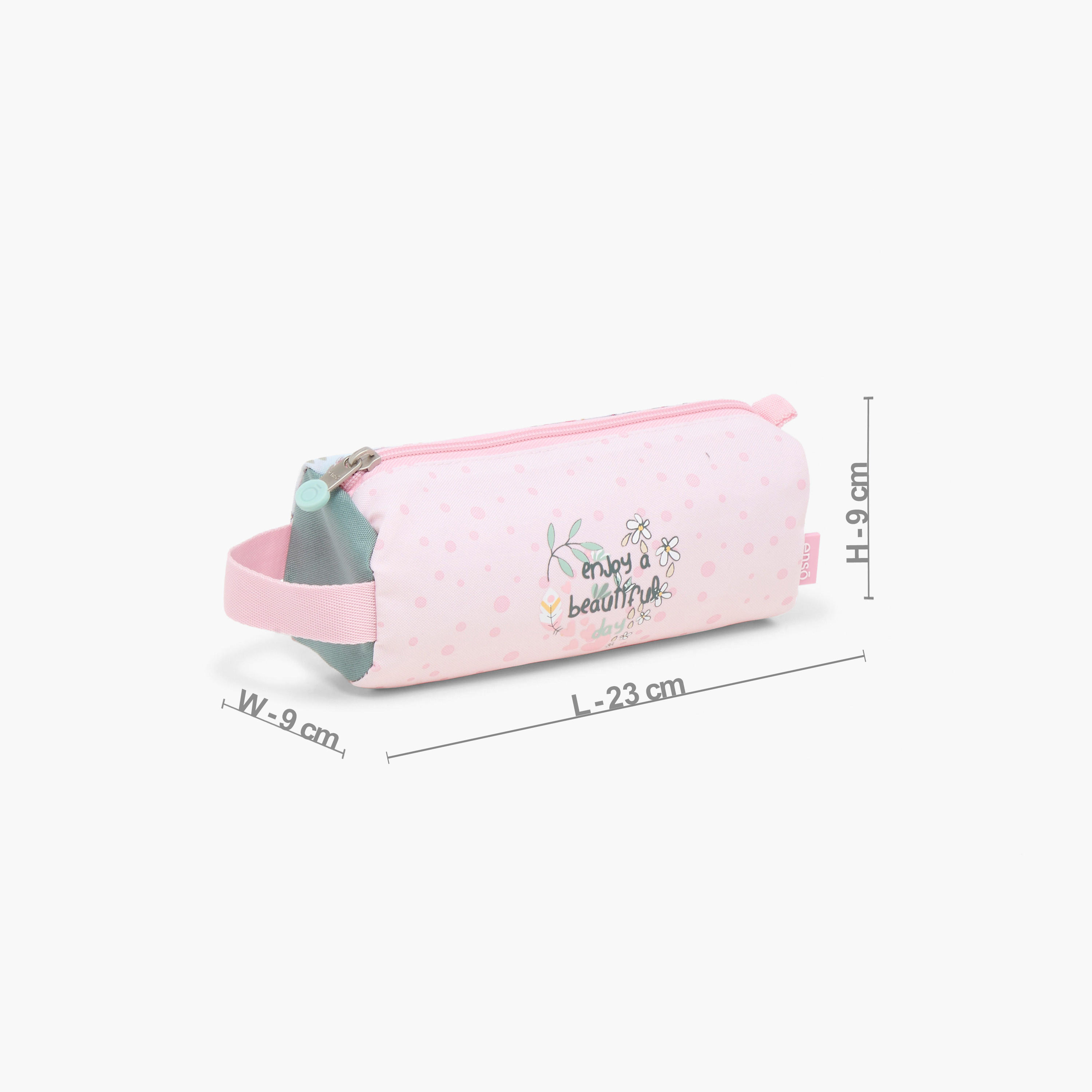Enso Printed Pencil Pouch with Zip Closure-school-stationery-pencilcases-image-2