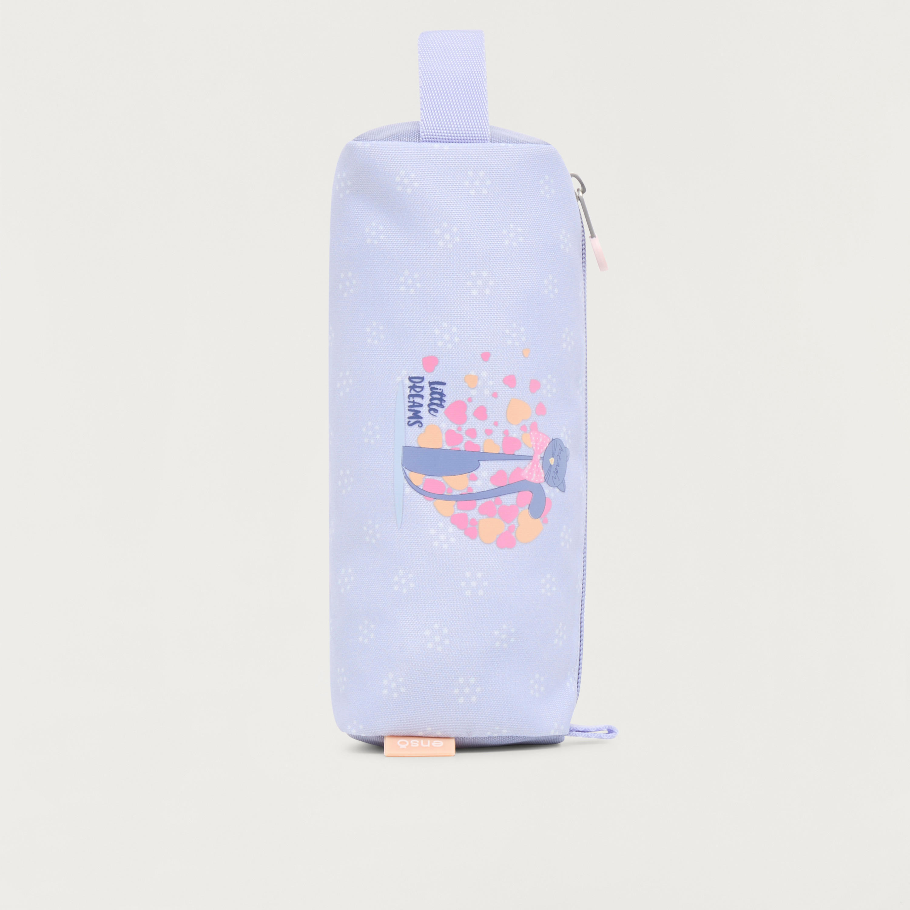 Enso Floral Print Pencil Pouch with Zip Closure-school-stationery-pencilcases-image-4