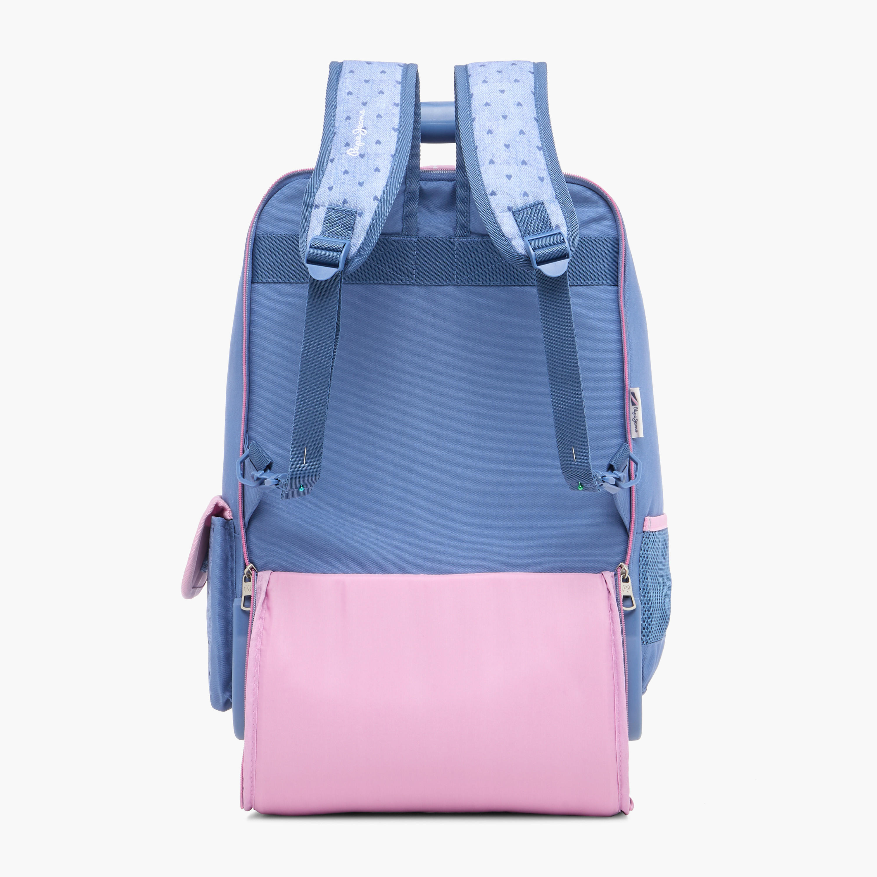 Pepe Jeans Heart Print Softcase Trolley Bag with Retractable Handle-school-bagsandbackpacks-trolleybags-image-3