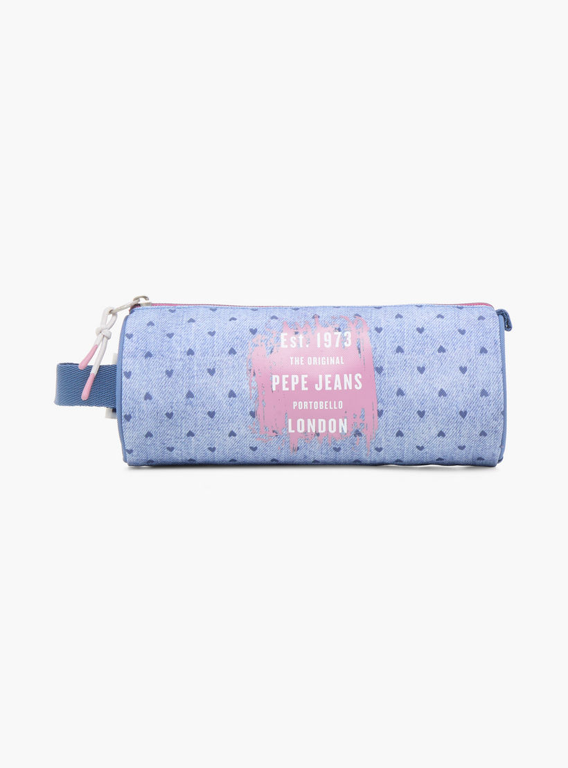 مقلمة بسحاب إغلاق وطبعات بيبي جينز-school-stationery-pencilcases-image-1