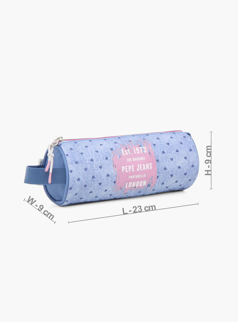 مقلمة بسحاب إغلاق وطبعات بيبي جينز-school-stationery-pencilcases-image-2