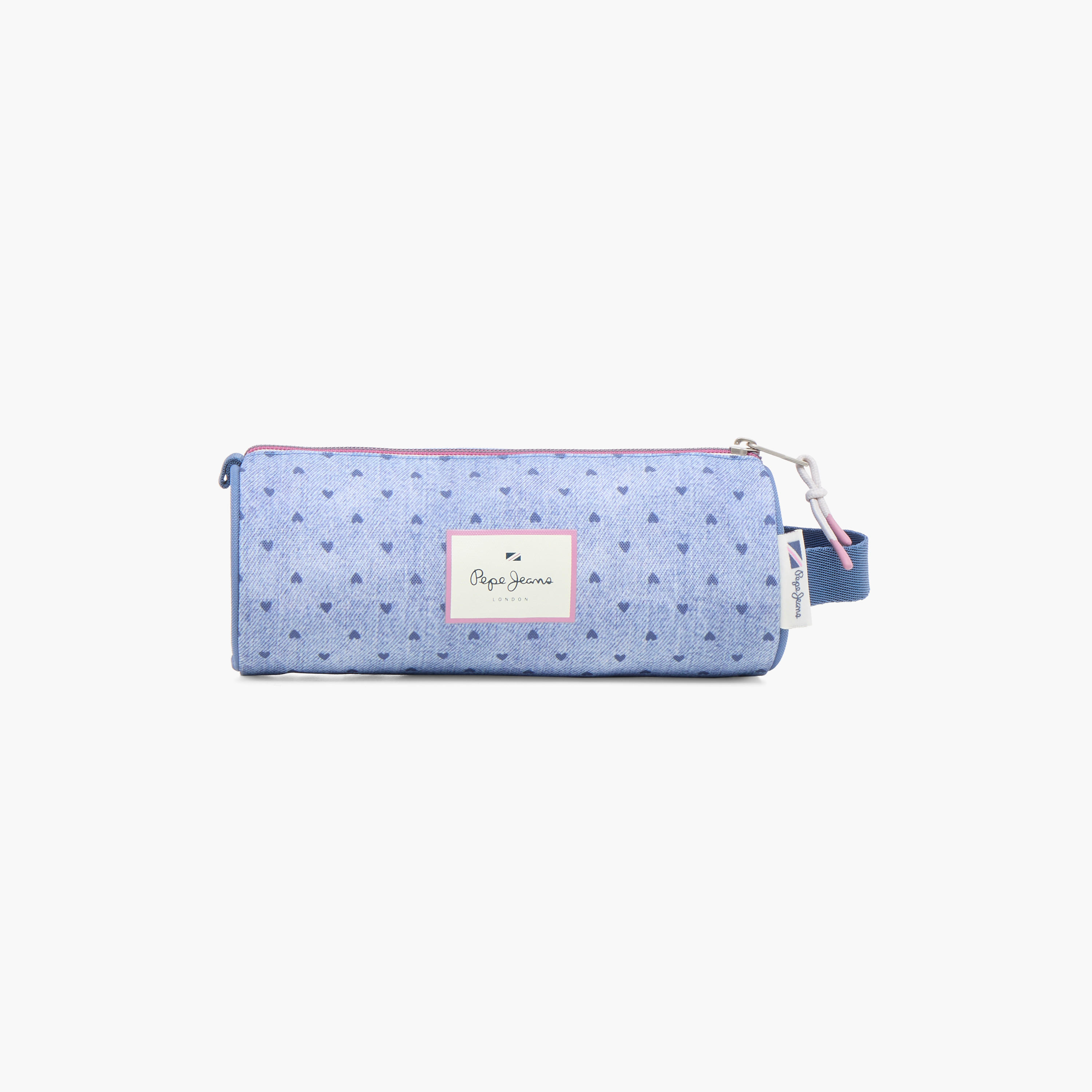 Pepe Jeans Printed Pencil Pouch with Zip Closure-school-stationery-pencilcases-image-3