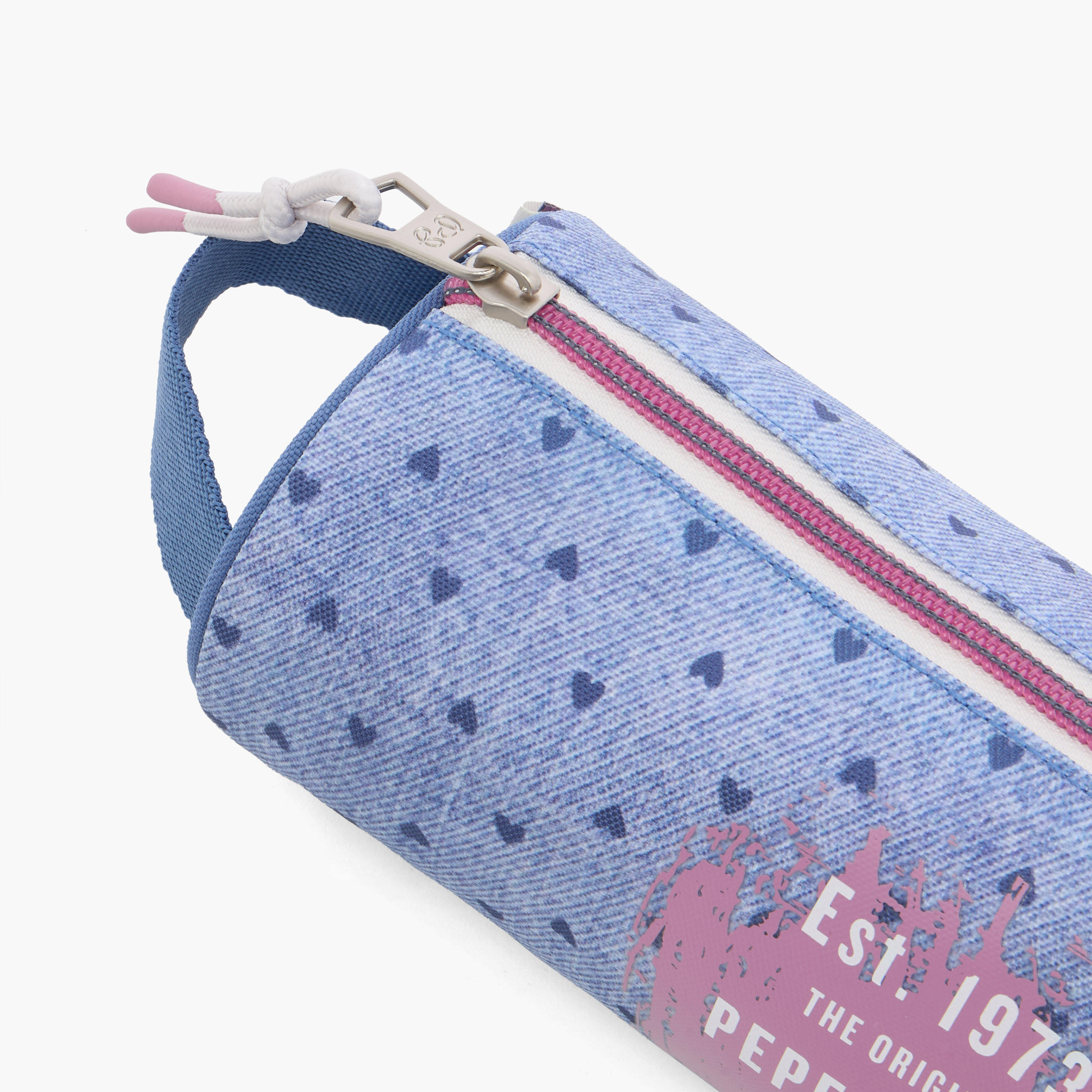 Pepe Jeans Printed Pencil Pouch with Zip Closure-school-stationery-pencilcases-image-8