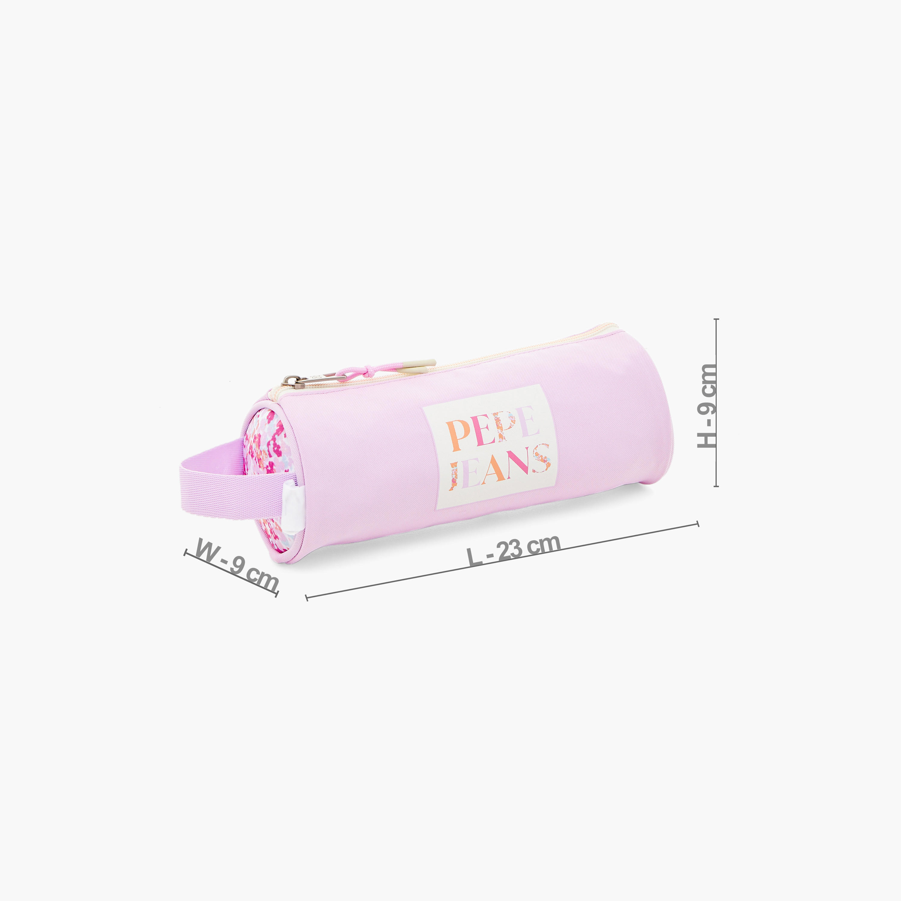 Pepe Jeans Printed Pencil Pouch with Zip Closure-school-stationery-pencilcases-image-2