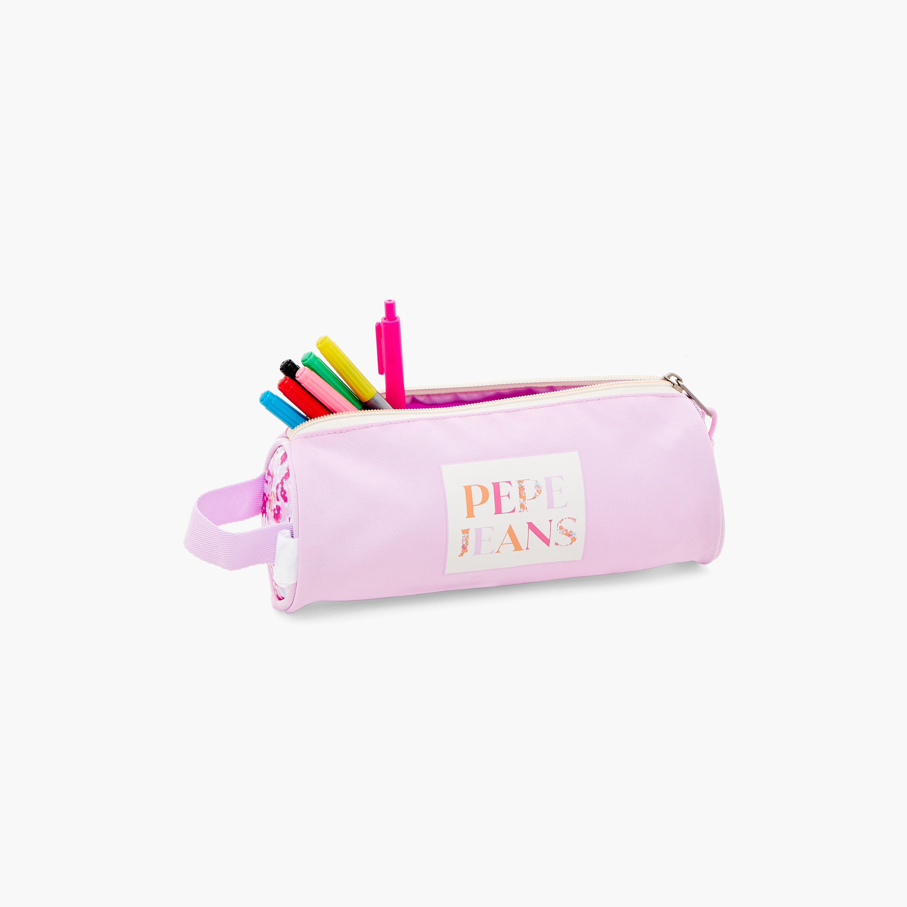 Pepe Jeans Printed Pencil Pouch with Zip Closure-school-stationery-pencilcases-image-8
