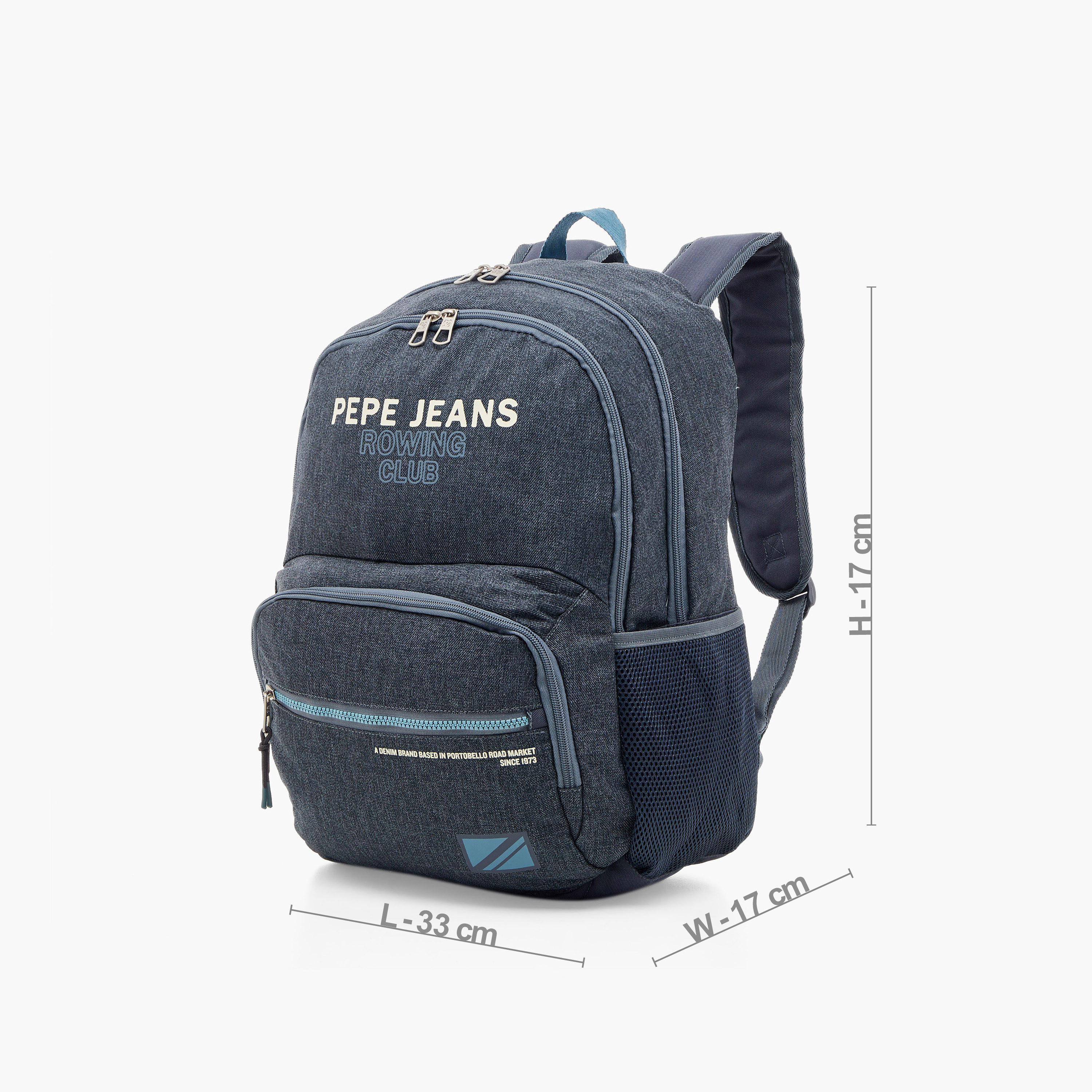 Pepe Jeans Logo Print 18-inch Backpack with Adjustable Straps and Zip Closure - 33x17x17 cms-school-bagsandbackpacks-backpacks-image-2