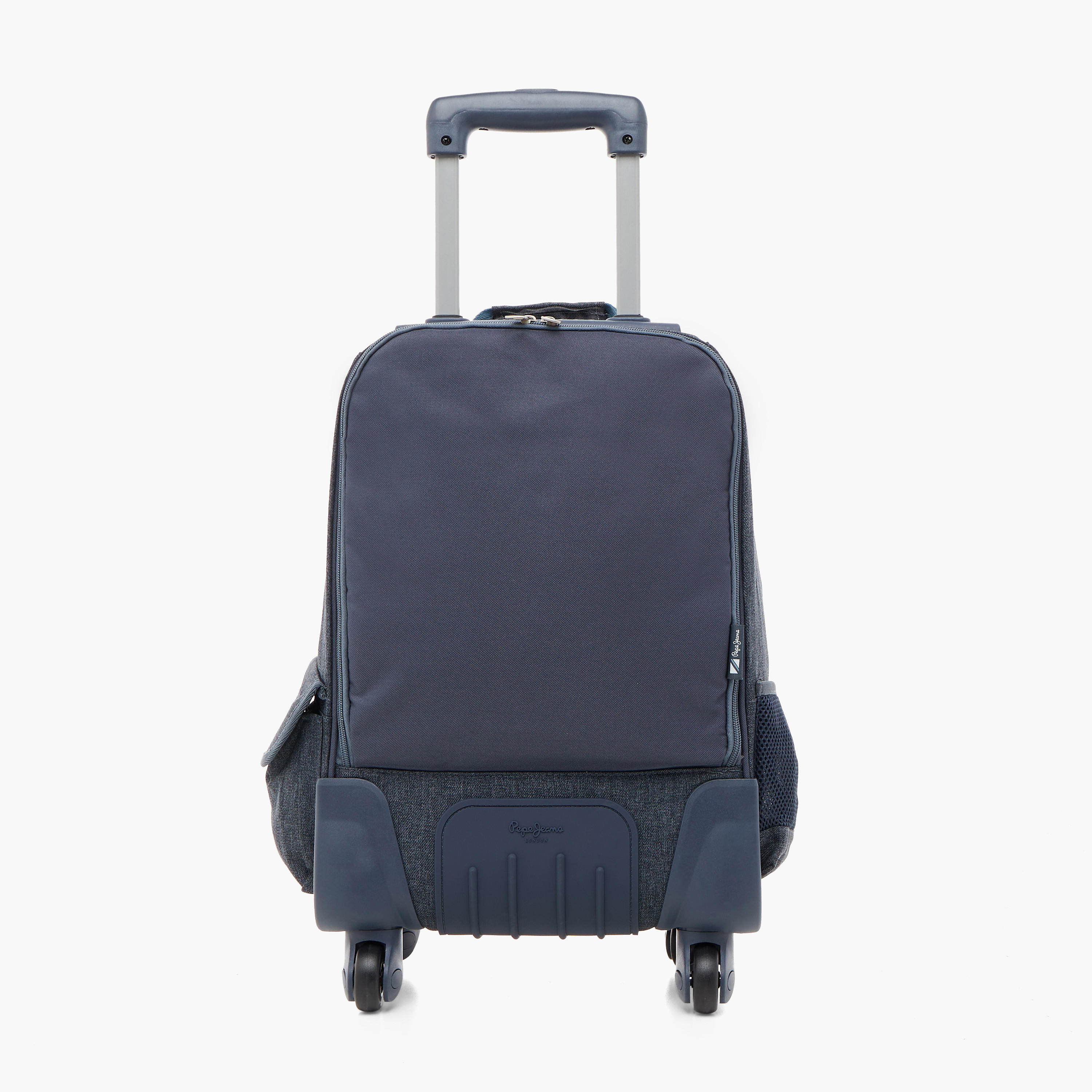 Pepe Jeans Logo Print 17-inch Trolley Backpack with Retractable Handle - 33x44x21 cms-school-bagsandbackpacks-trolleybags-image-5