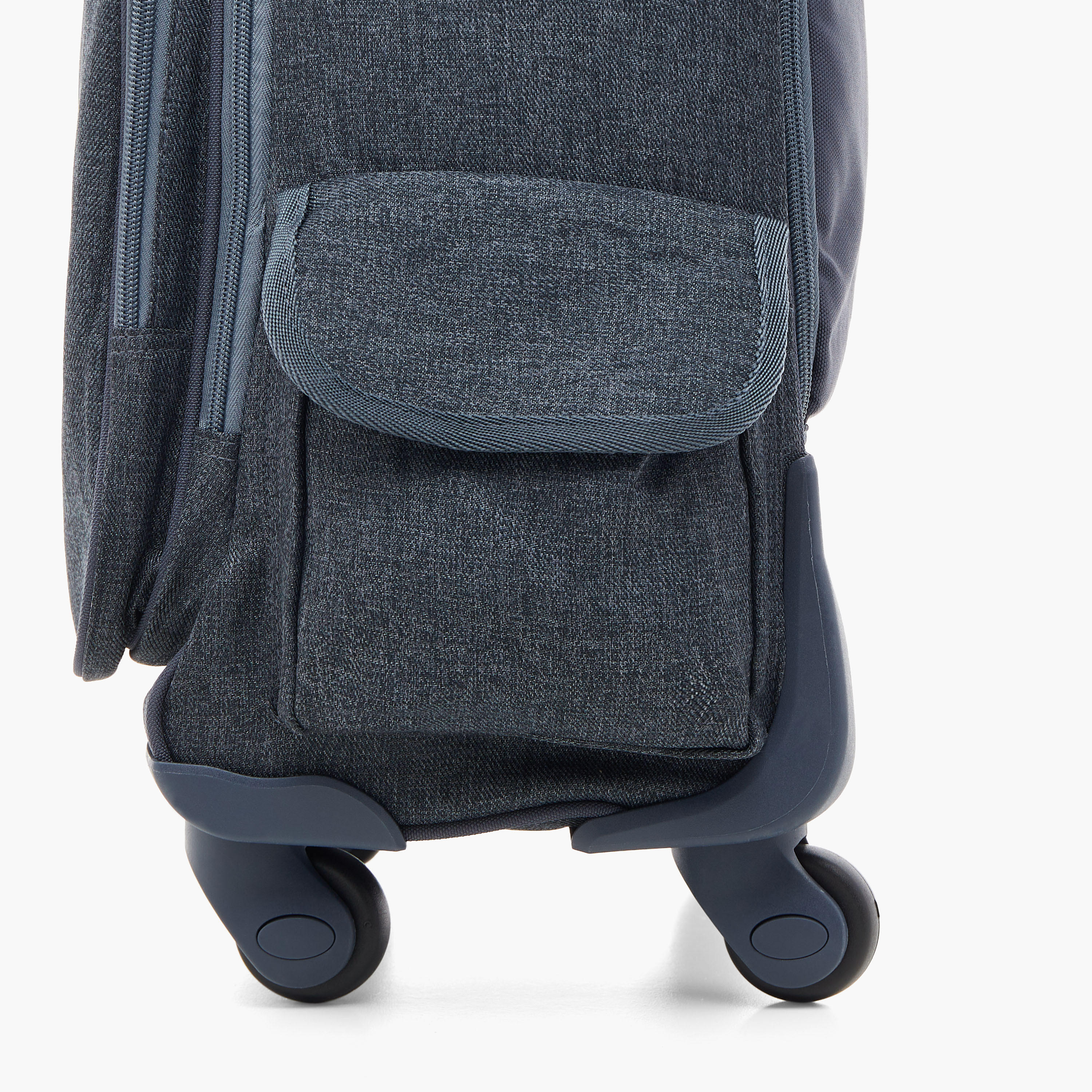 Pepe Jeans Logo Print 17-inch Trolley Backpack with Retractable Handle - 33x44x21 cms-school-bagsandbackpacks-trolleybags-image-9