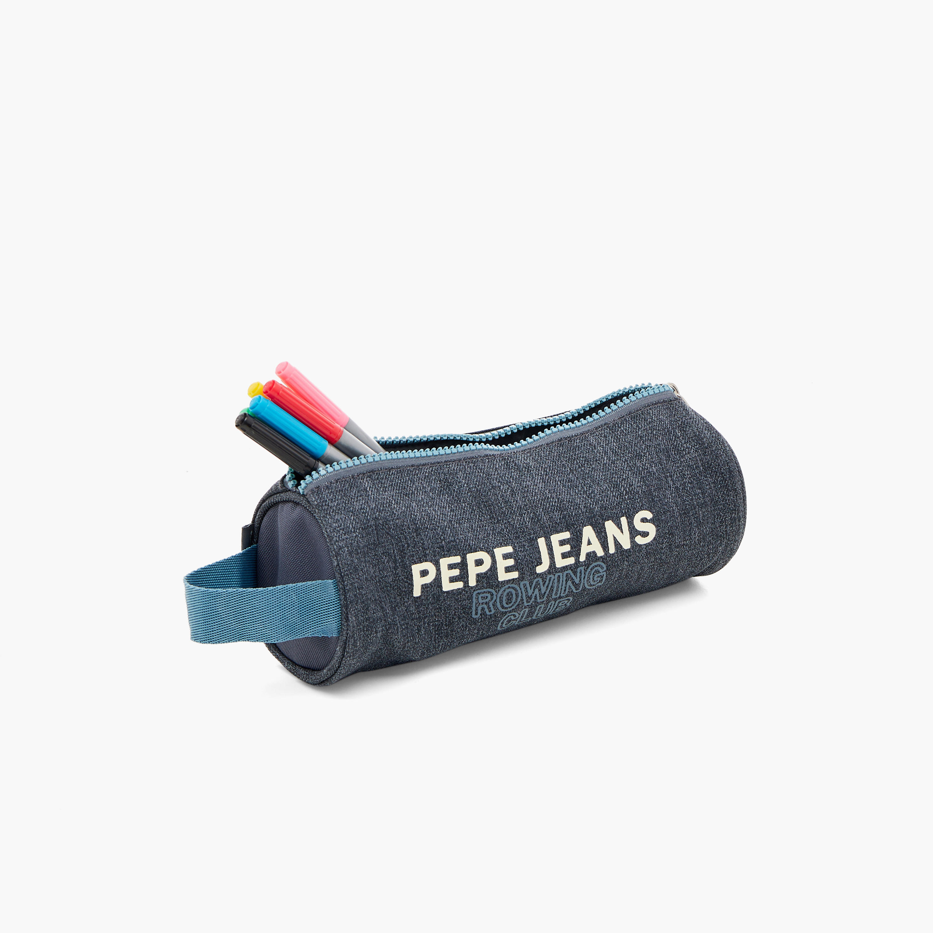 Pepe Jeans Printed Pencil Pouch with Zip Closure-school-stationery-pencilcases-image-8