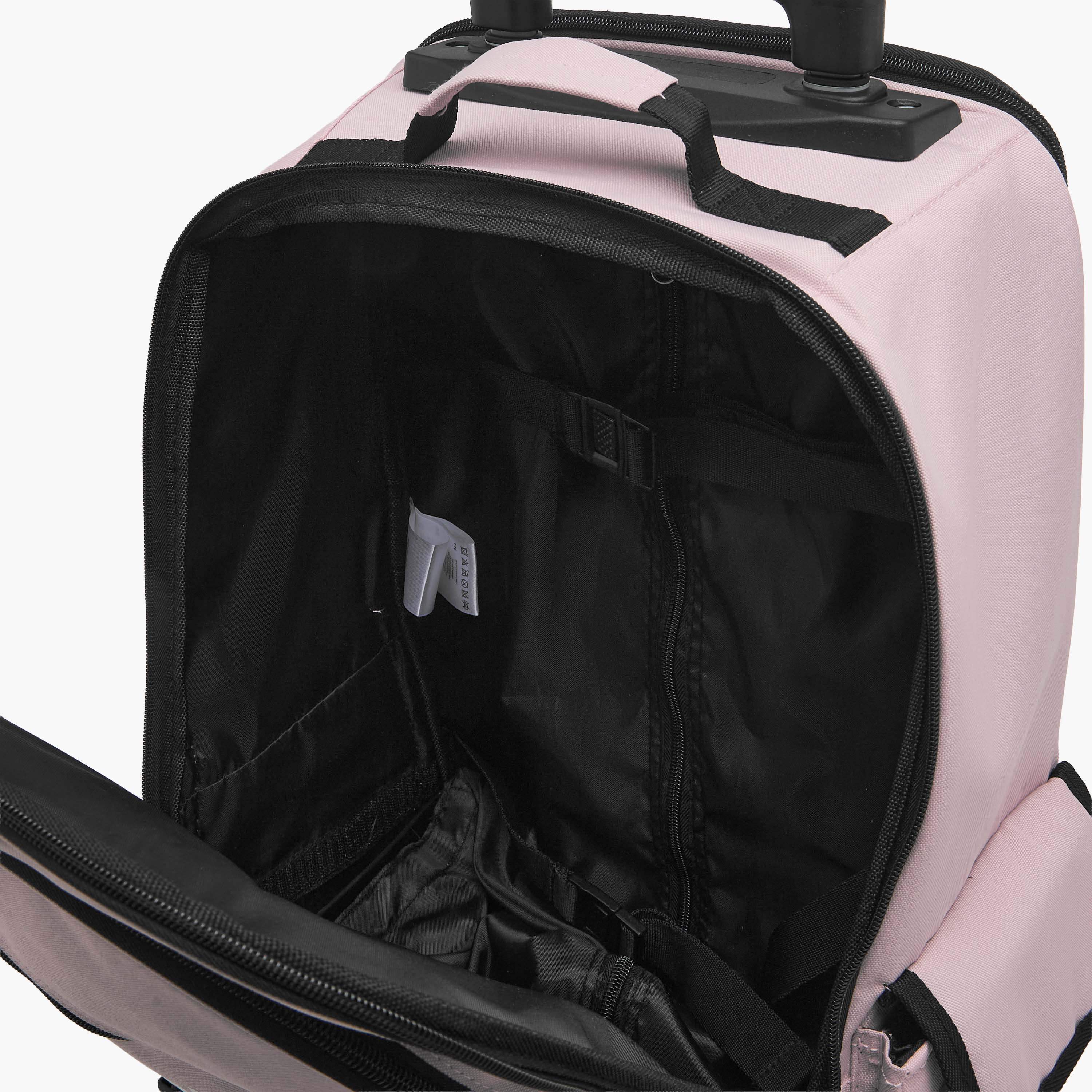 Reebok Logo Print Softcase Trolley Bag with Retractable Handle-school-bagsandbackpacks-trolleybags-image-14