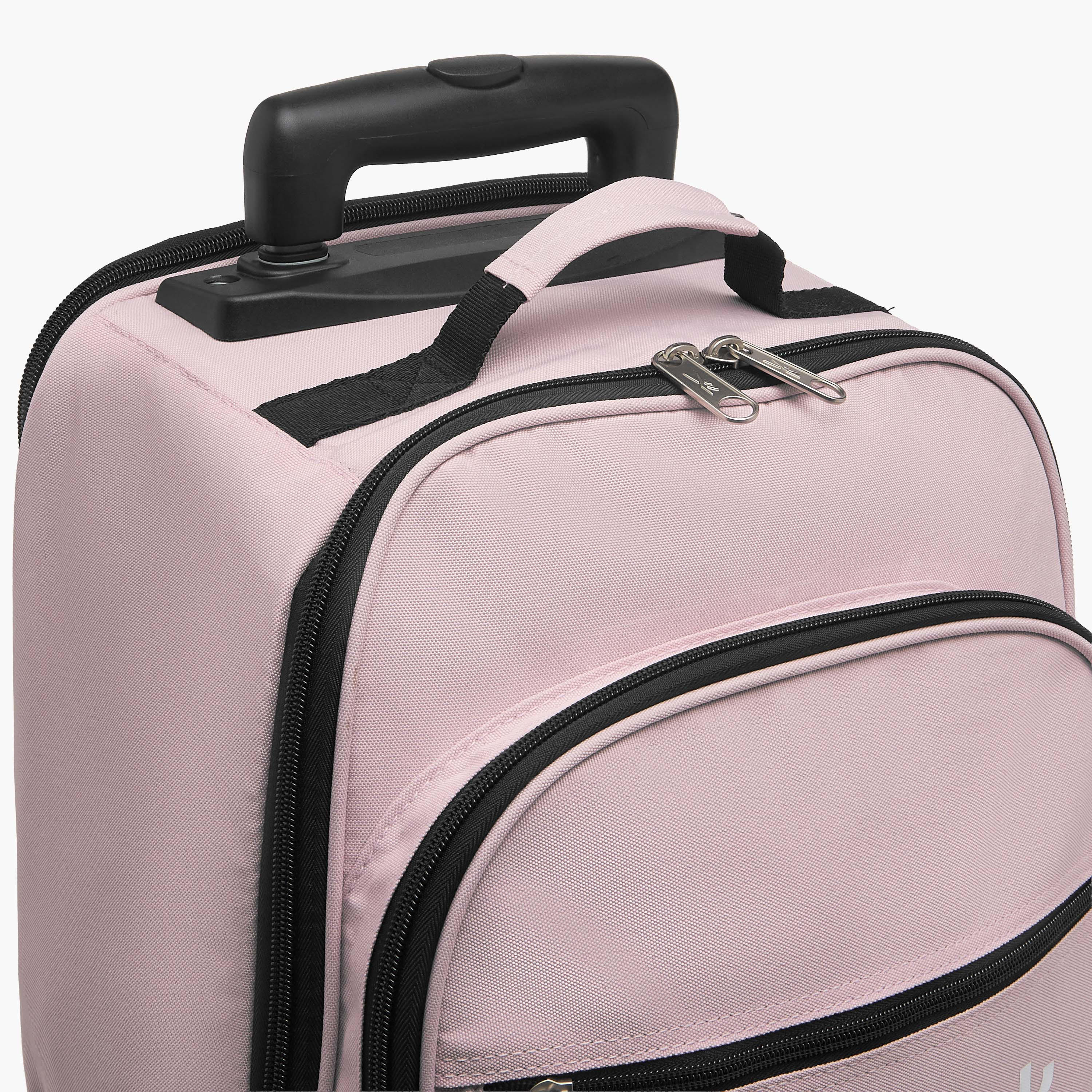 Reebok Logo Print Softcase Trolley Bag with Retractable Handle-school-bagsandbackpacks-trolleybags-image-7