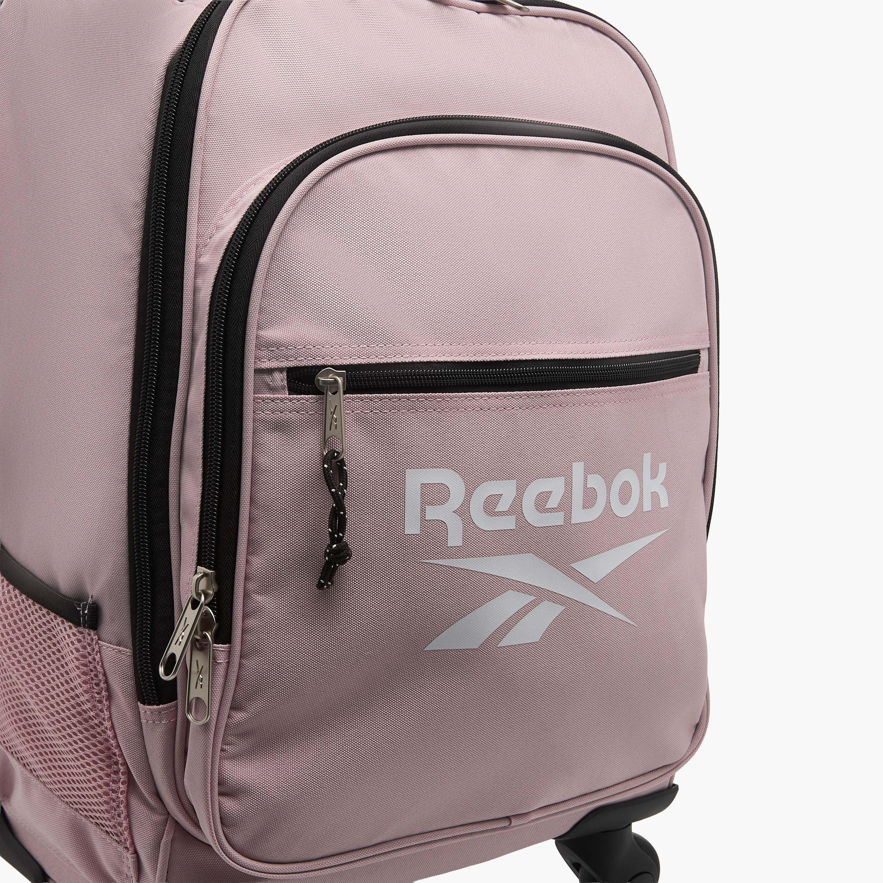 Reebok Logo Print Softcase Trolley Bag with Retractable Handle-school-bagsandbackpacks-trolleybags-image-8